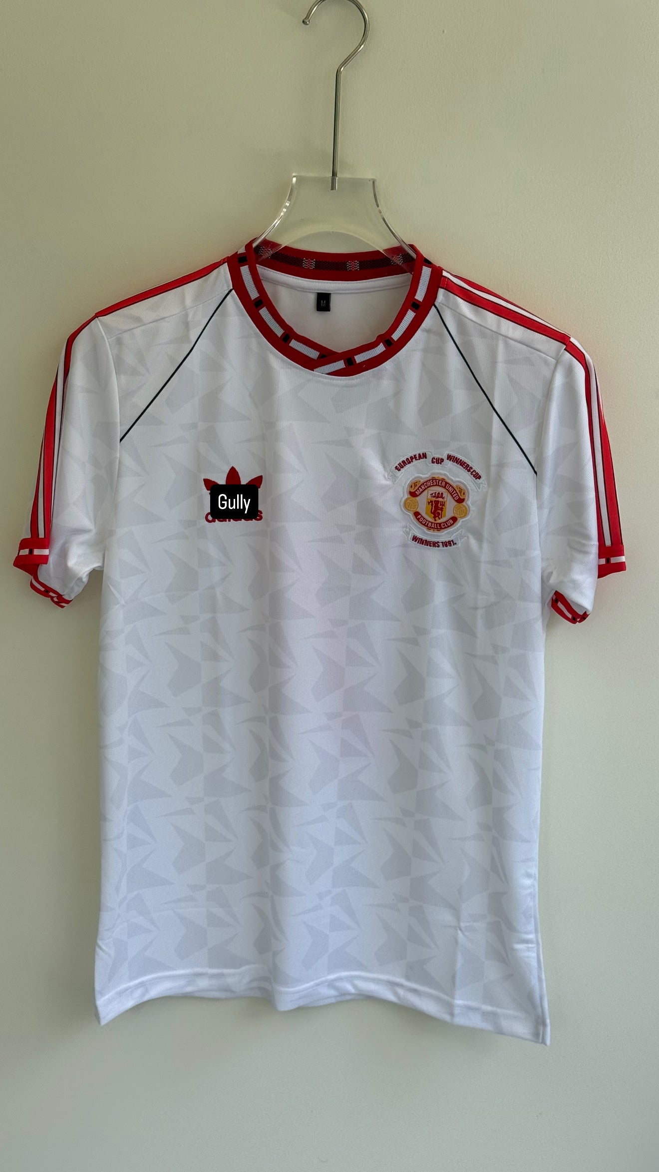 UNITED 1991 EUROPEAN CUP WINNER KIT EMBROIDERY
