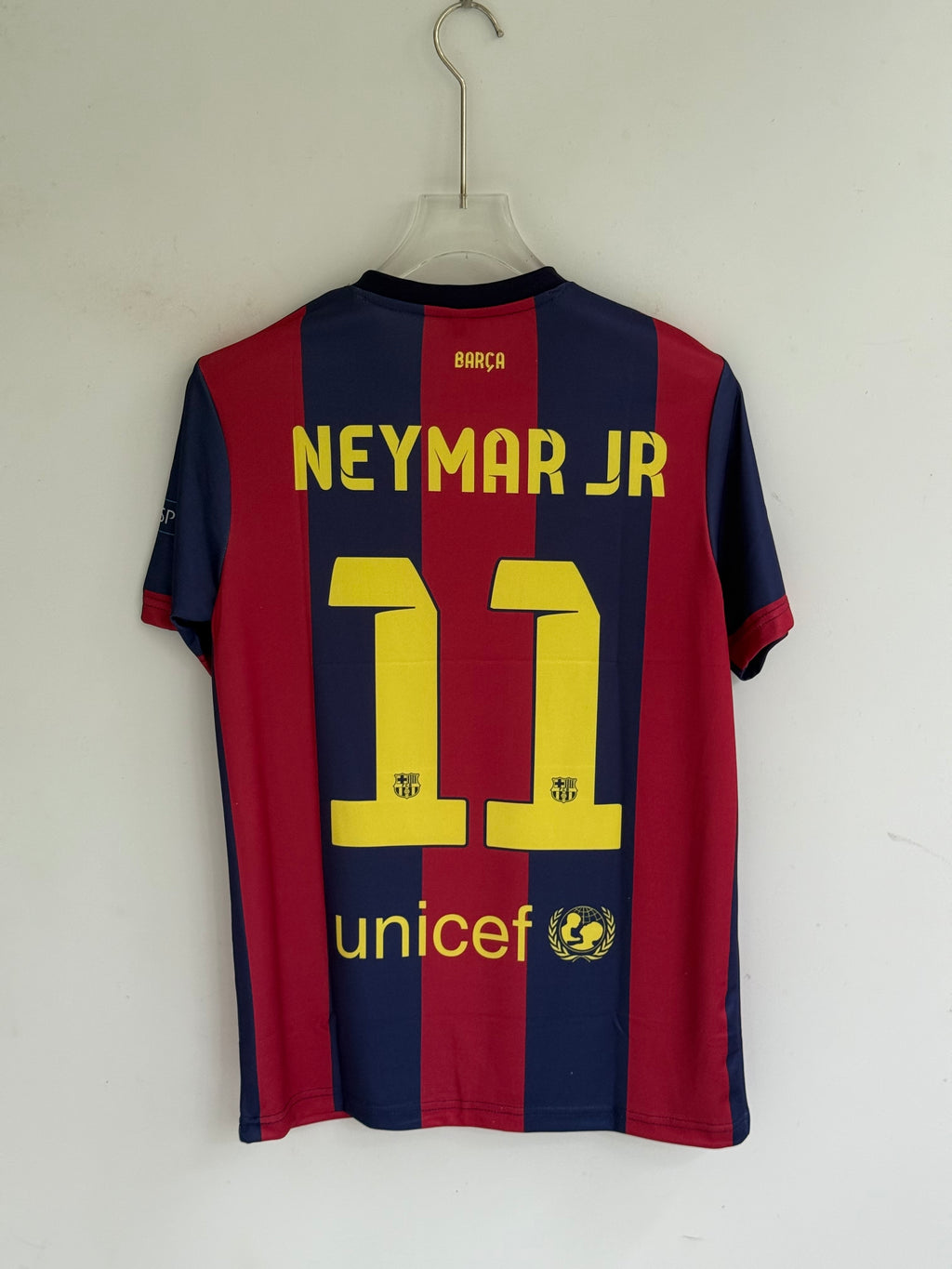 NEYMAR BARCELONA 2014 HOME KIT EMBROIDERY