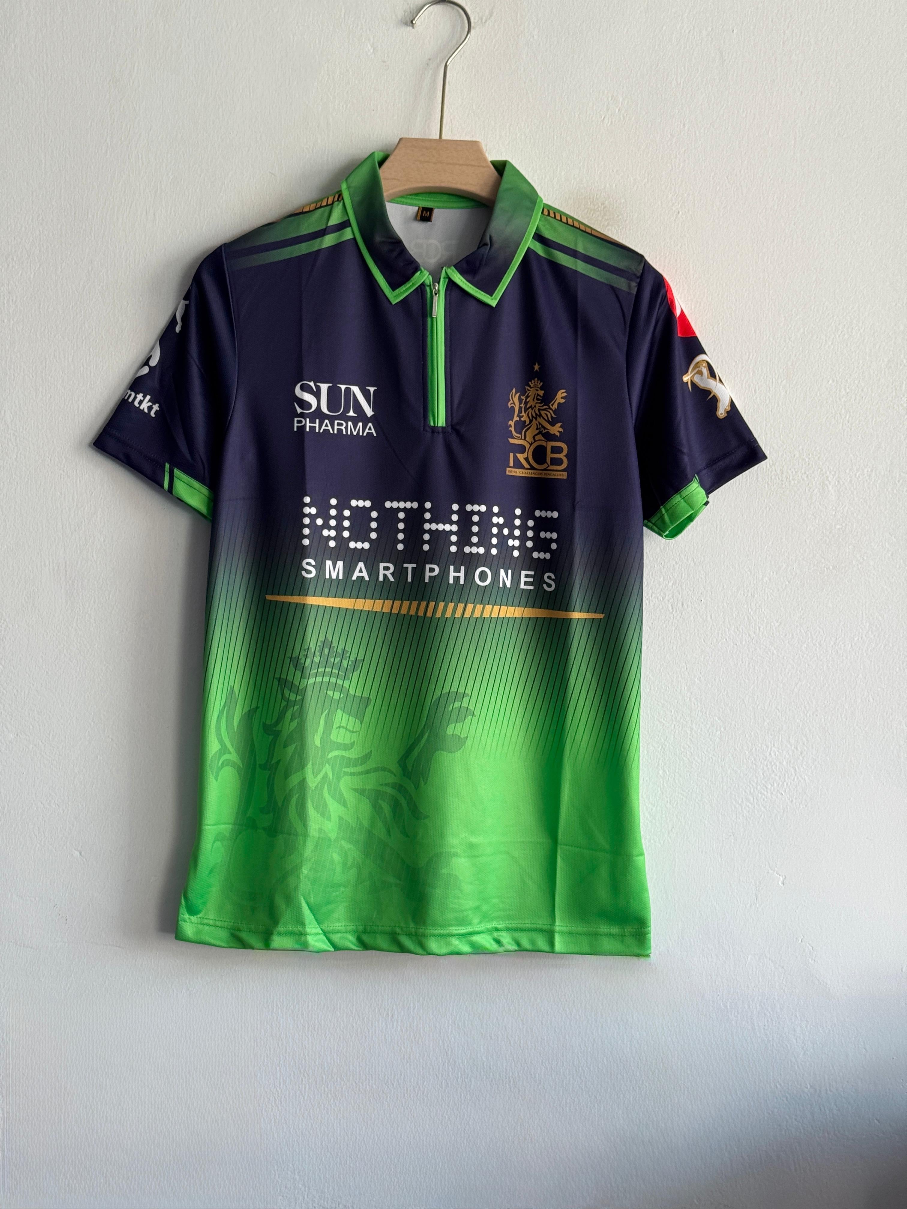 KOHLI RCB AWAY KIT POLO ZIP