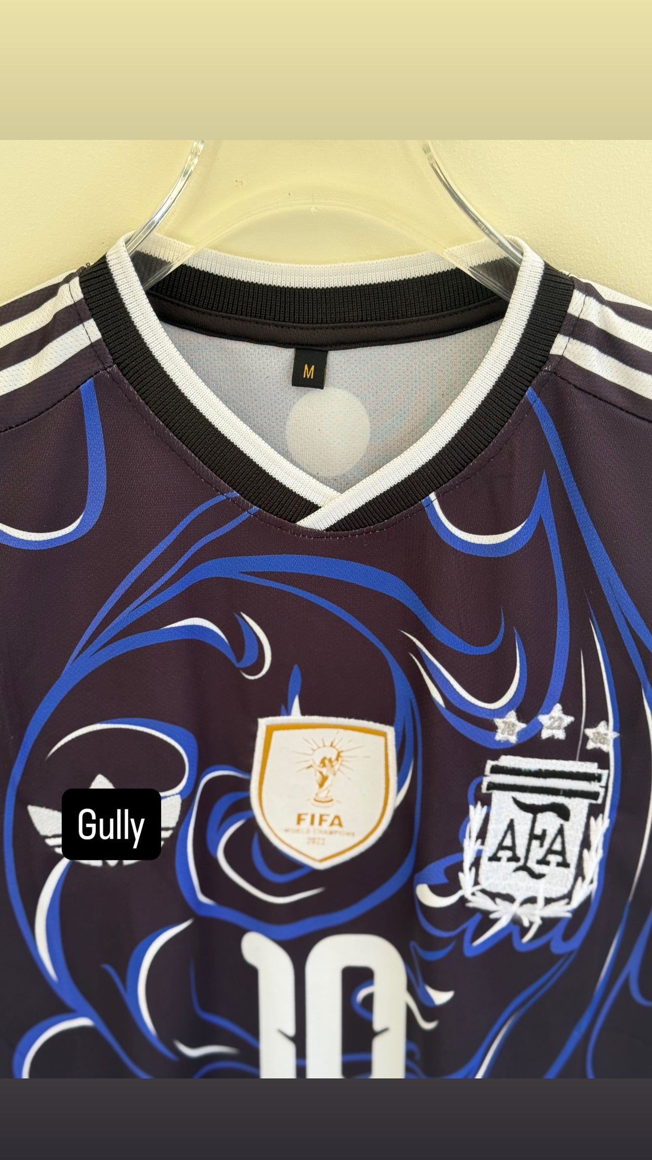 MESSI ARGENTINA 2026 WORLD CUP AWAY KIT EMBROIDERY