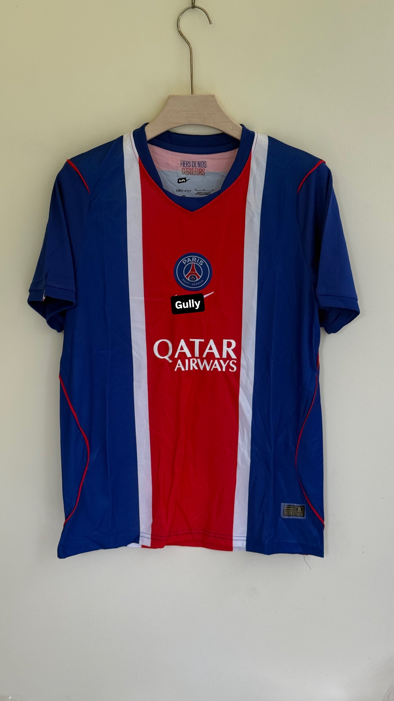 PSG HOME KIT 26/27  MASTER QUALITY EMBROIDERY