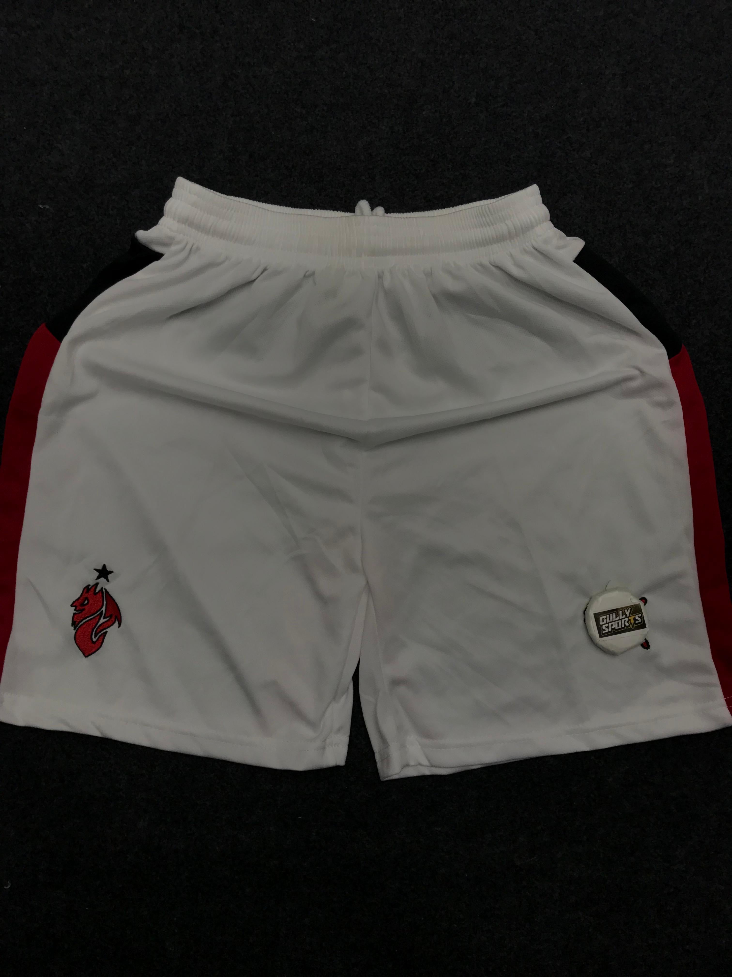 AC MILAN WHITE SHORTS EMBROIDERY