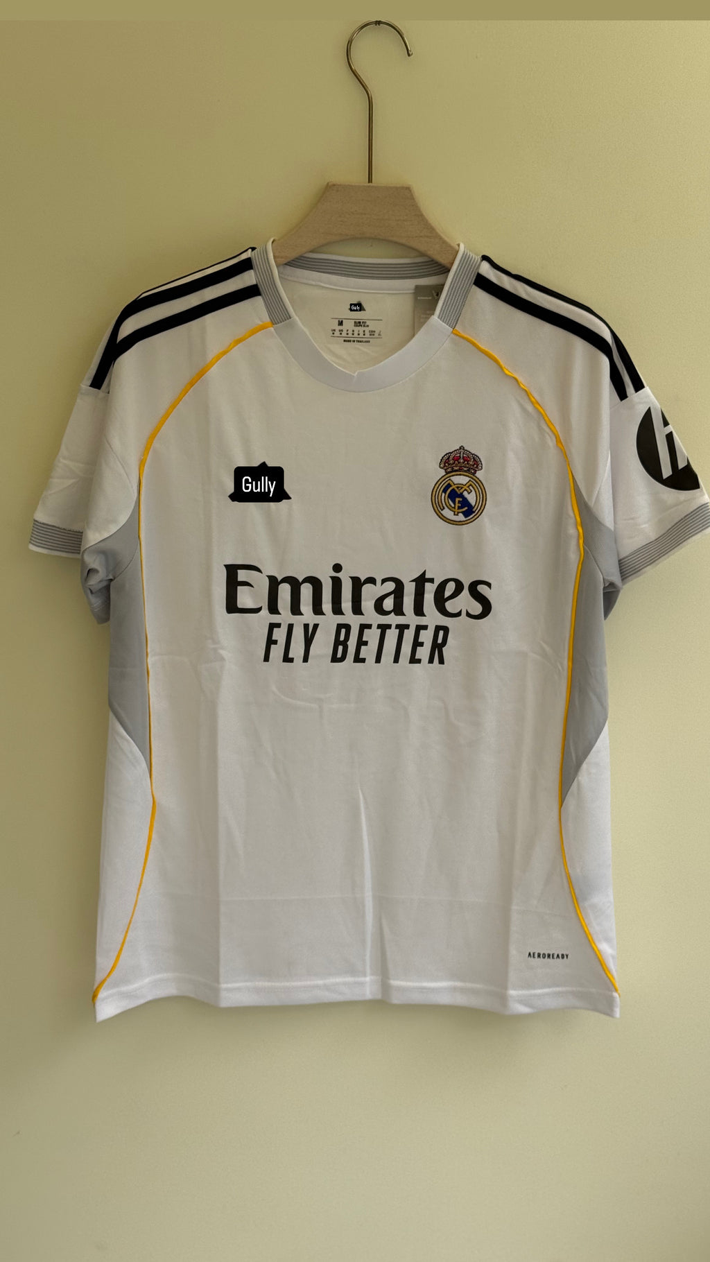 REAL MADRID 25/26 HOME KIT MASTER QUALITY EMBROIDERY