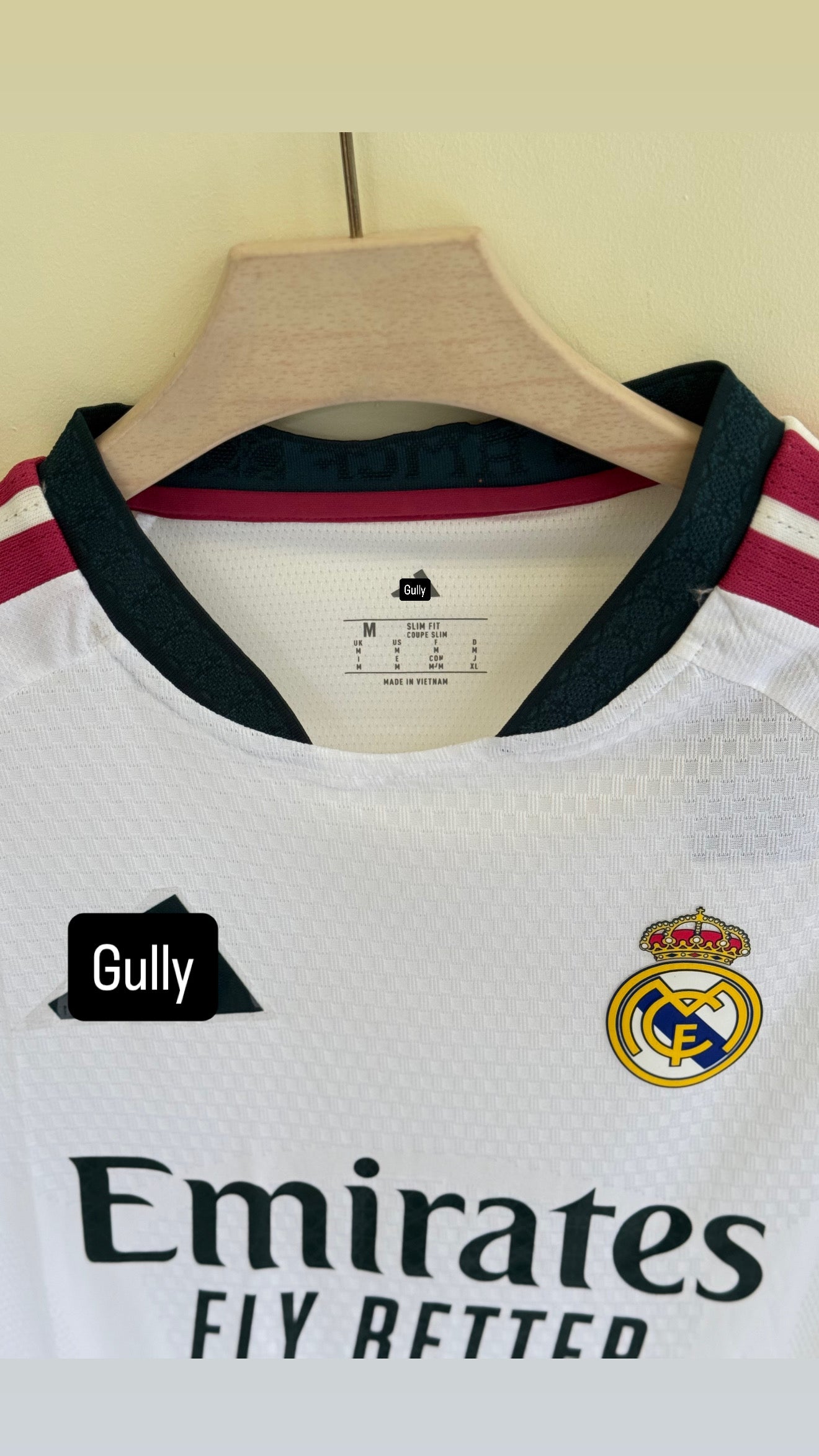 REAL MADRID  HOME KIT 26/27 PLAYER VERSION EMBROIDERY