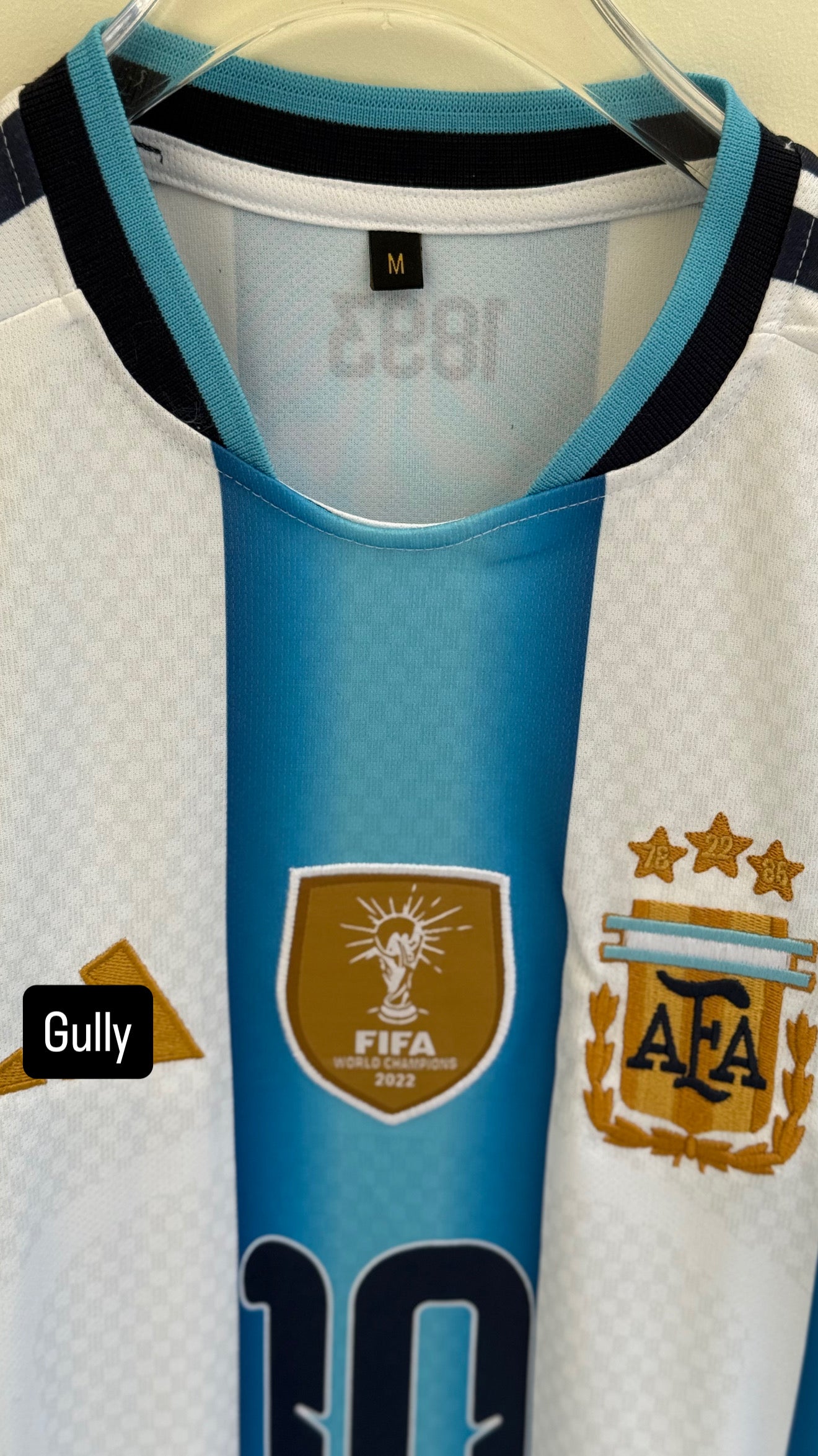 MESSI ARG WORLD CUP 2026 HOME KIT FIVE SLEEV EMBROIDERY