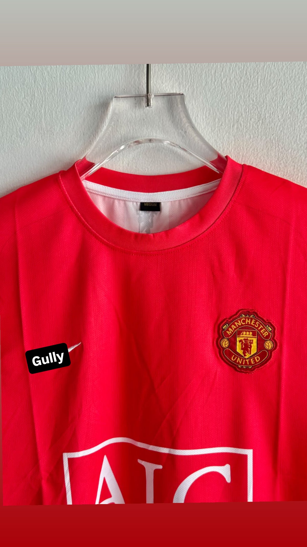 RONALDO UNITED 2008 HOME KIT EMBROIDERY