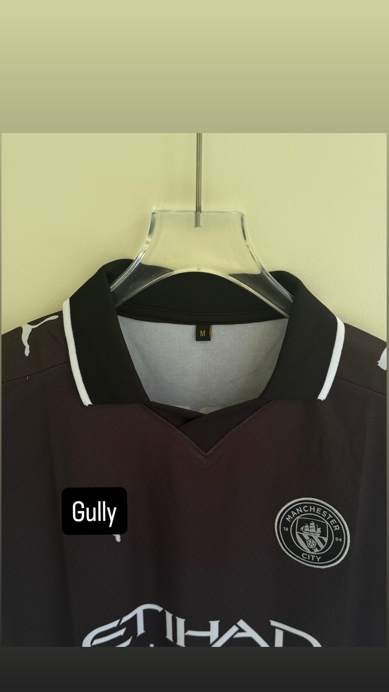 FODEN MANCHESTER CITY 25/26 AWAY KIT POLO EMBROIDERY