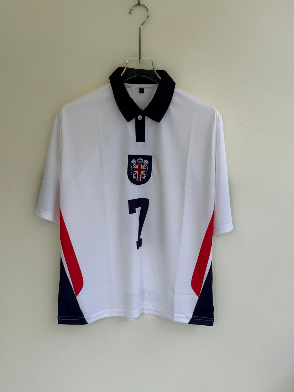 ENGLAND VINTAGE KIT POLO FIVE SLEEV EMBROIDERY