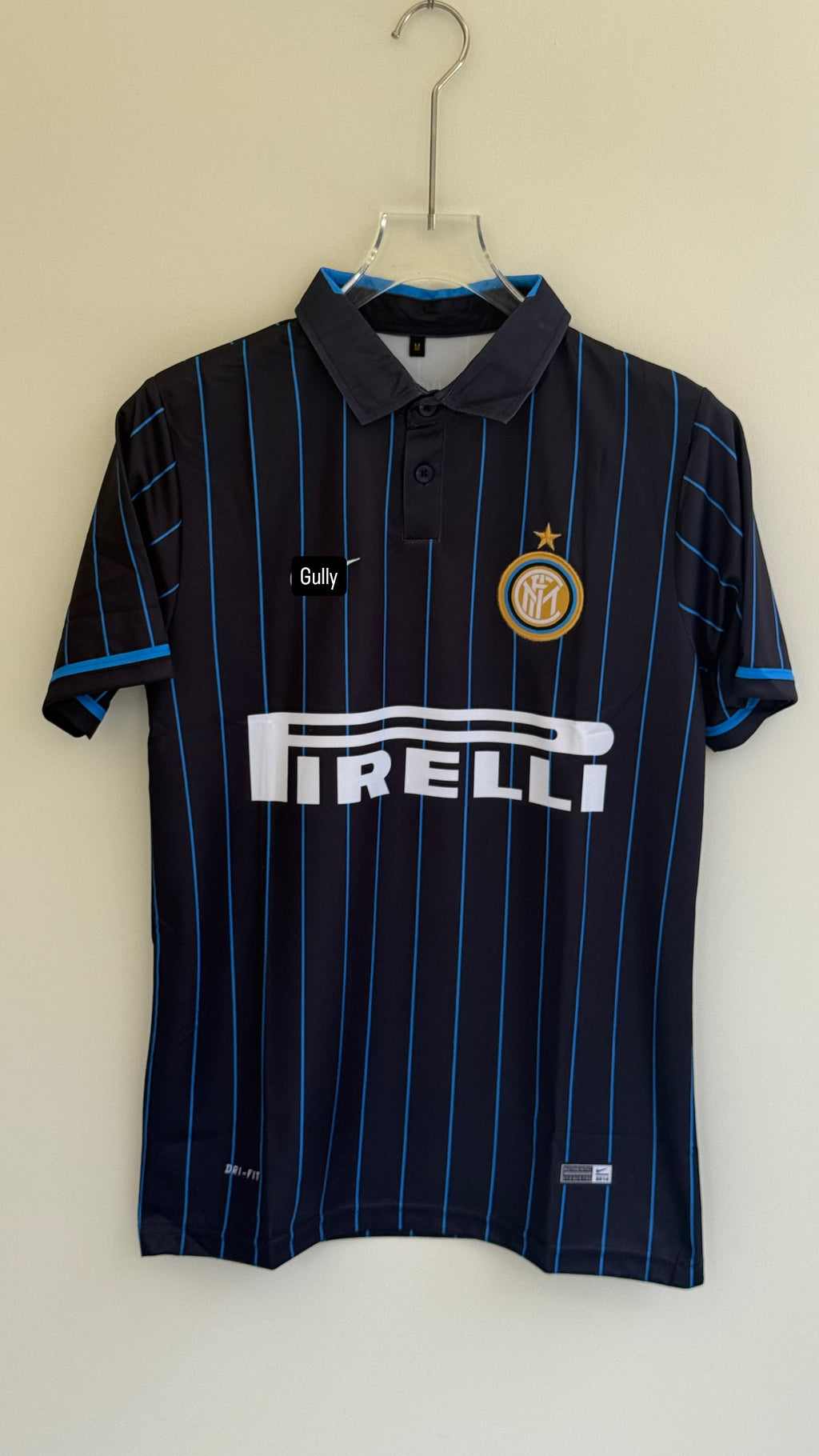 ICARDI INTER MILAN 2014/15 HOME KIT POLO EMBROIDERY