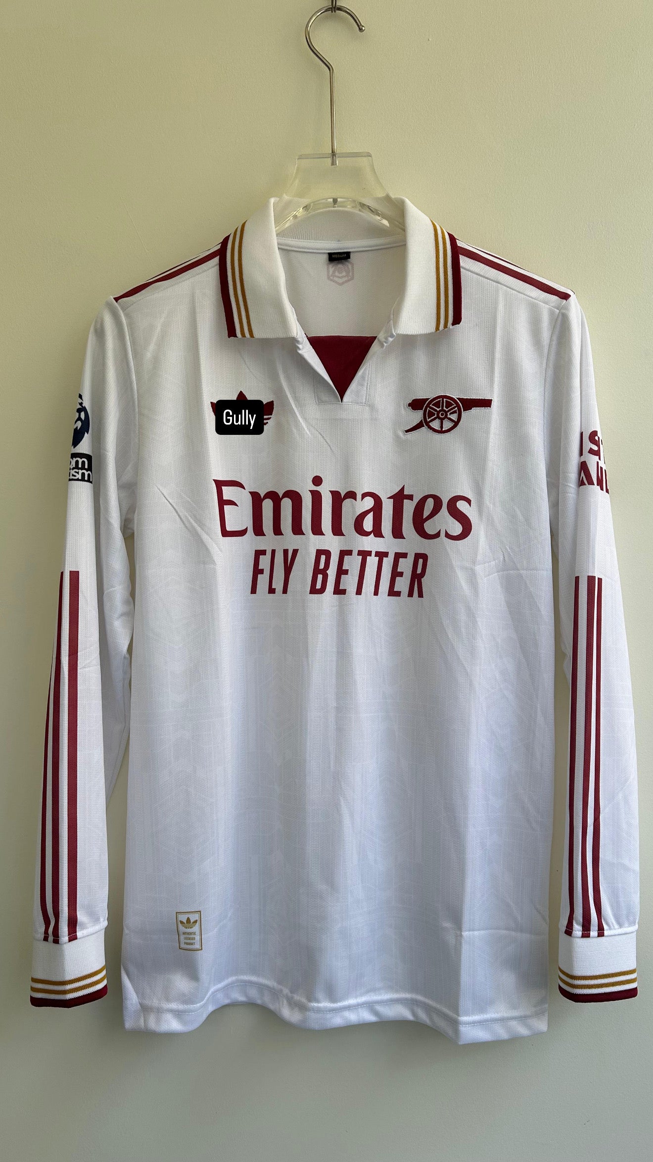 ARSENAL AWAY KIT 25/26 POLO FULL SLEEV EMBROIDERY