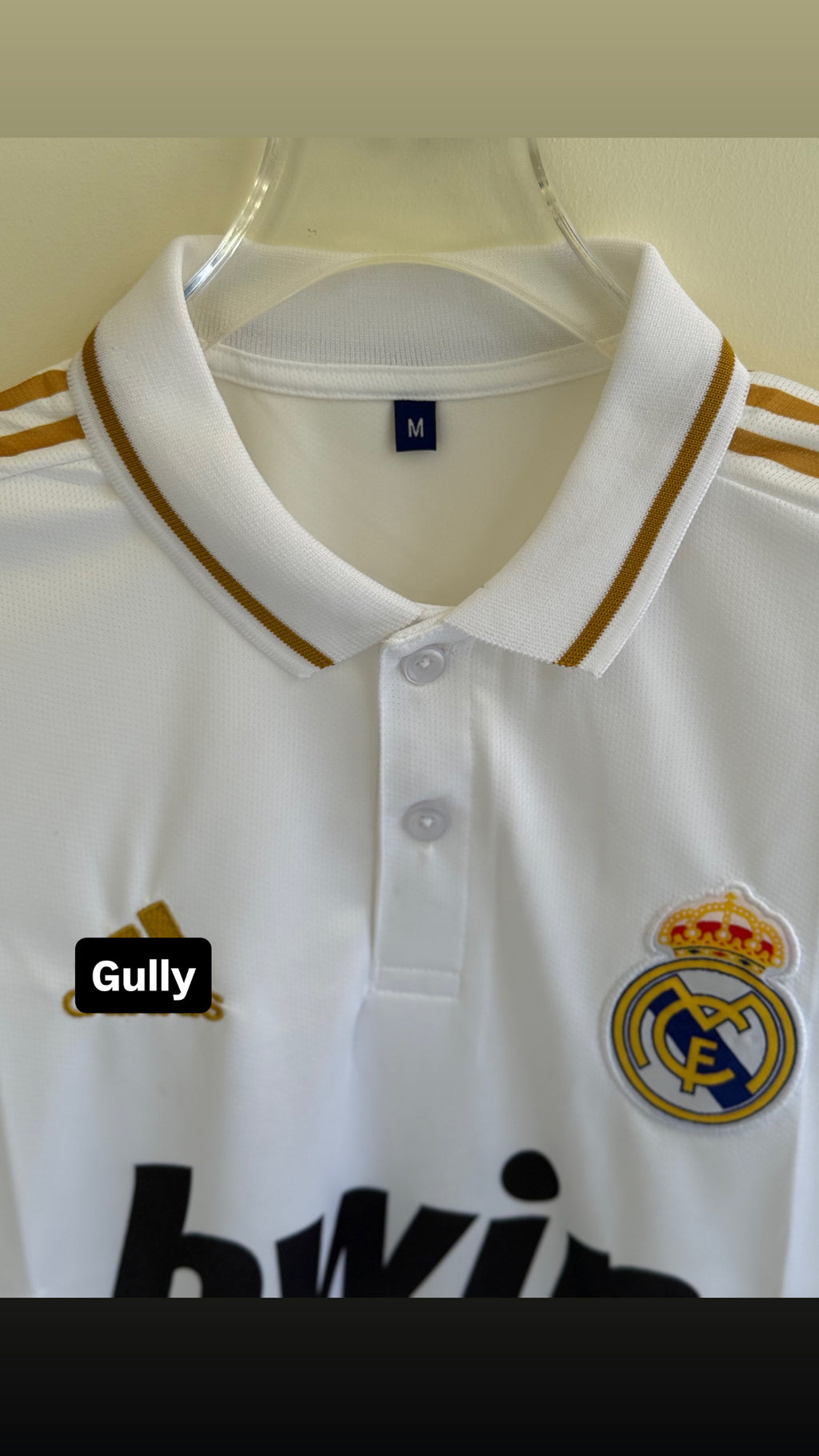 OZIL REAL MADRID 2011/12 HOME KIT POLO EMBROIDERY