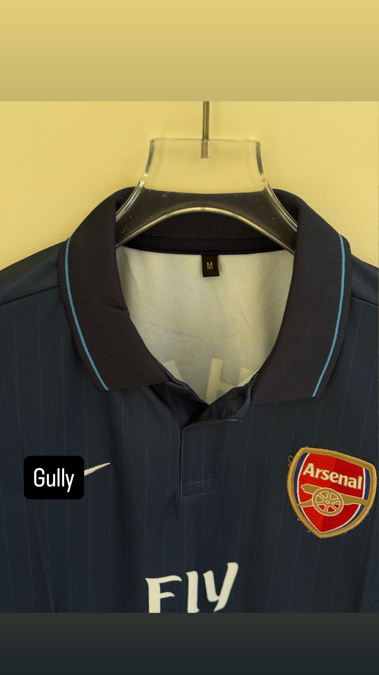 ARSHAVIN ARSENAL 2009/10 AWAY KIT POLO EMBROIDERY