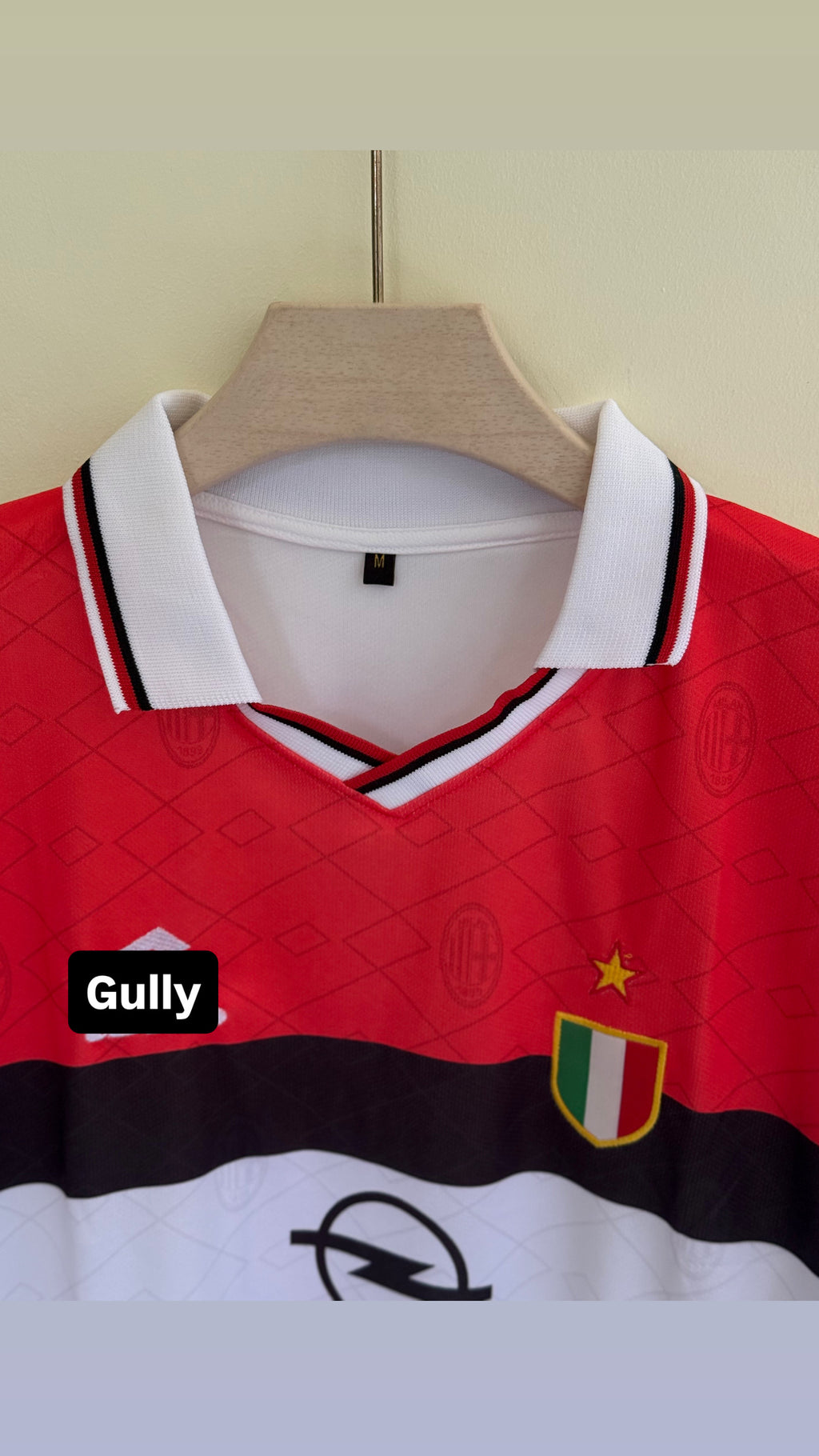 MALDINI AC MILAN POLO FIVE SLEEV EMBROIDERY