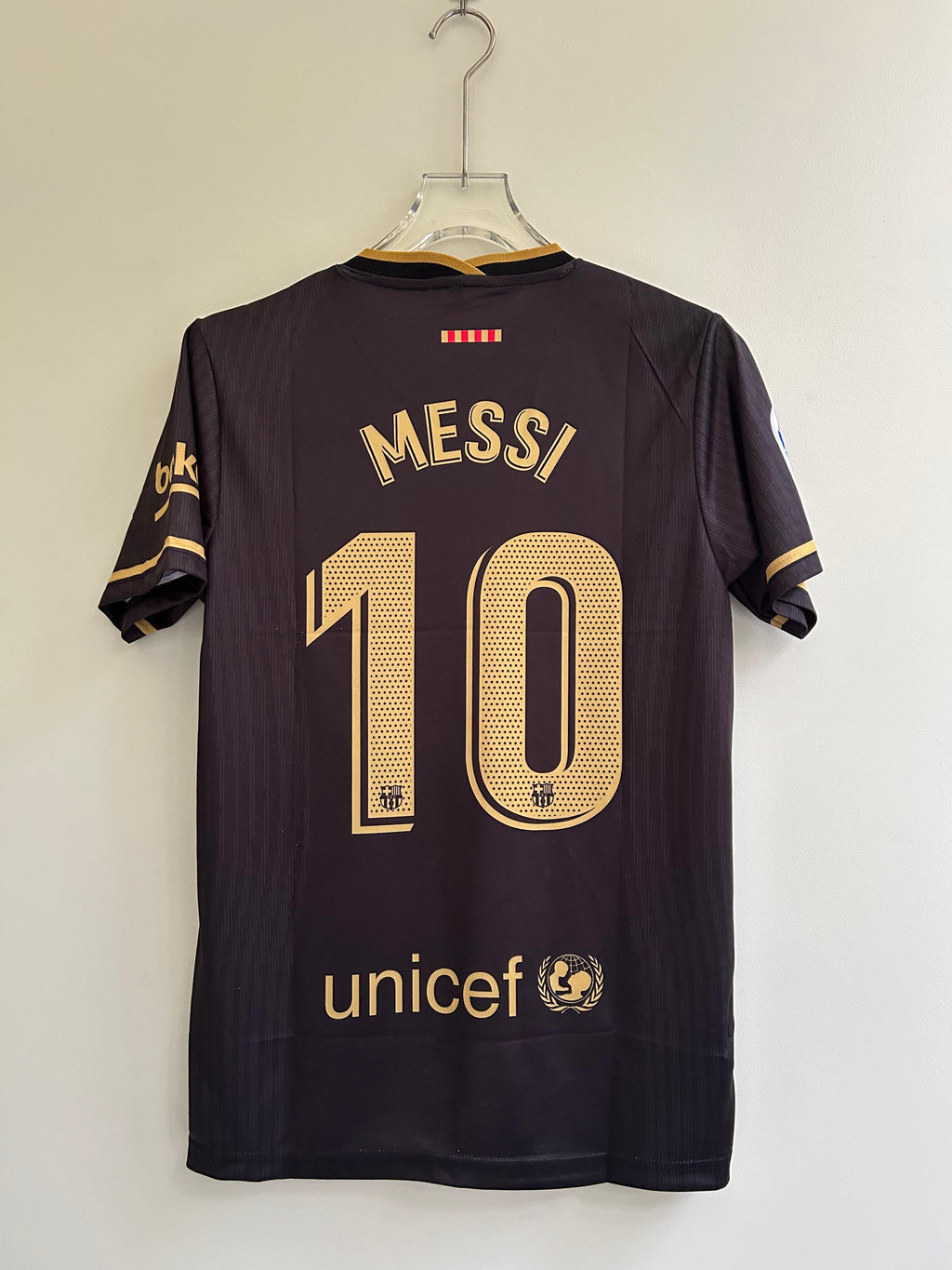 MESSI BARCELONA 2020/21 AWAY KIT EMBROIDERY
