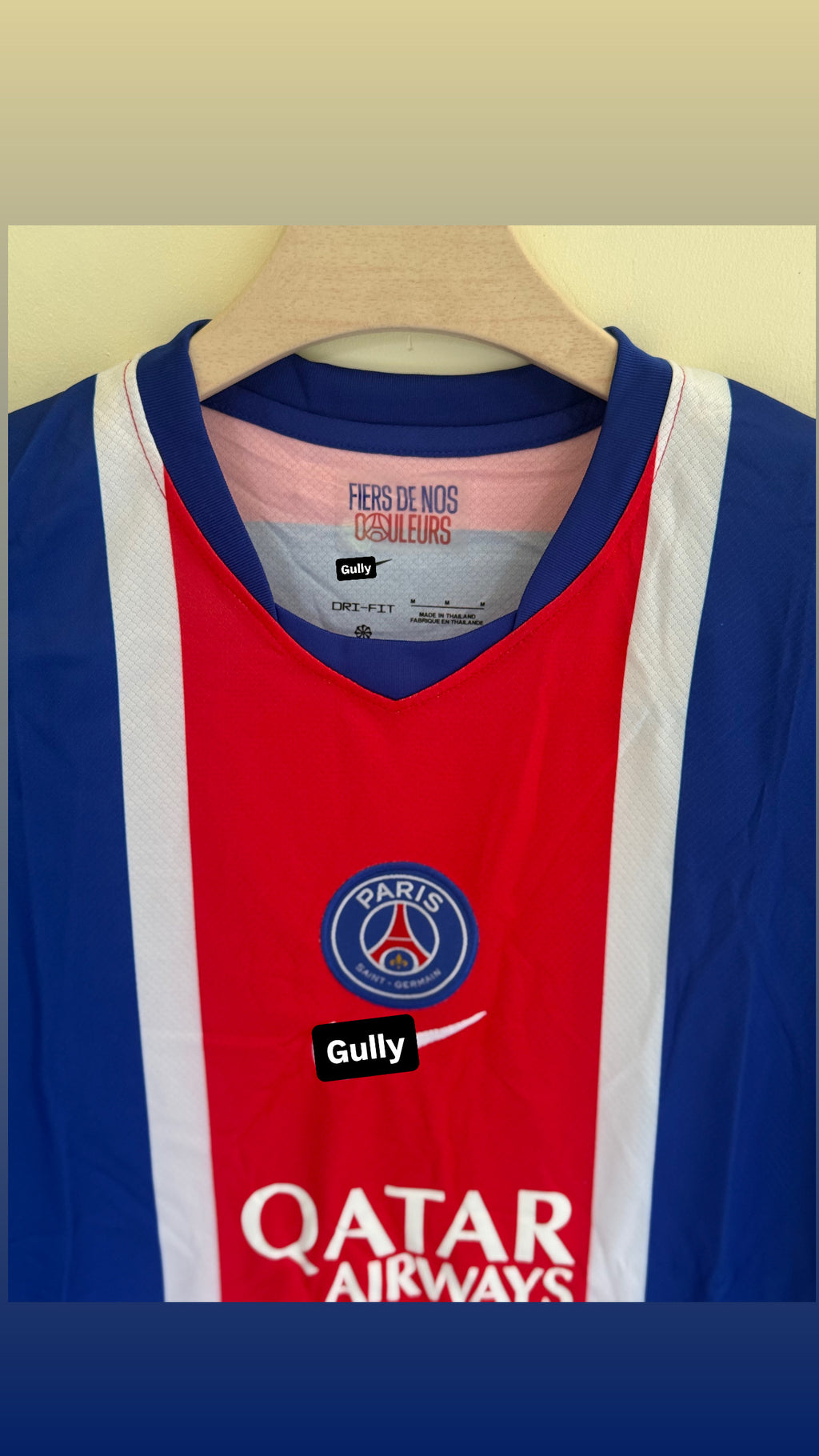 PSG HOME KIT 26/27  MASTER QUALITY EMBROIDERY