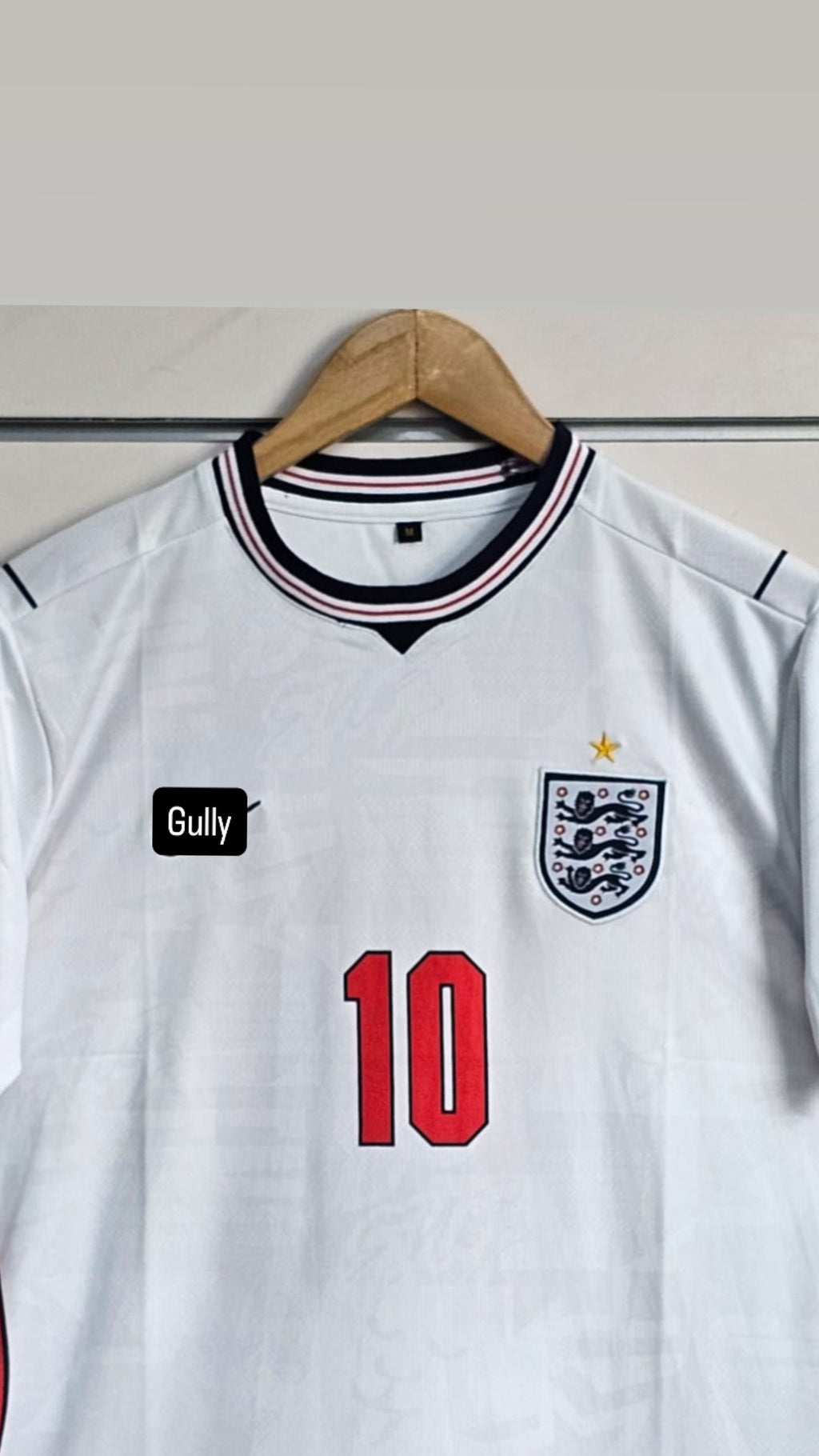 BELLINGHAM ENGLAND 2026 WORLD CUP HOME KIT EMBROIDERY