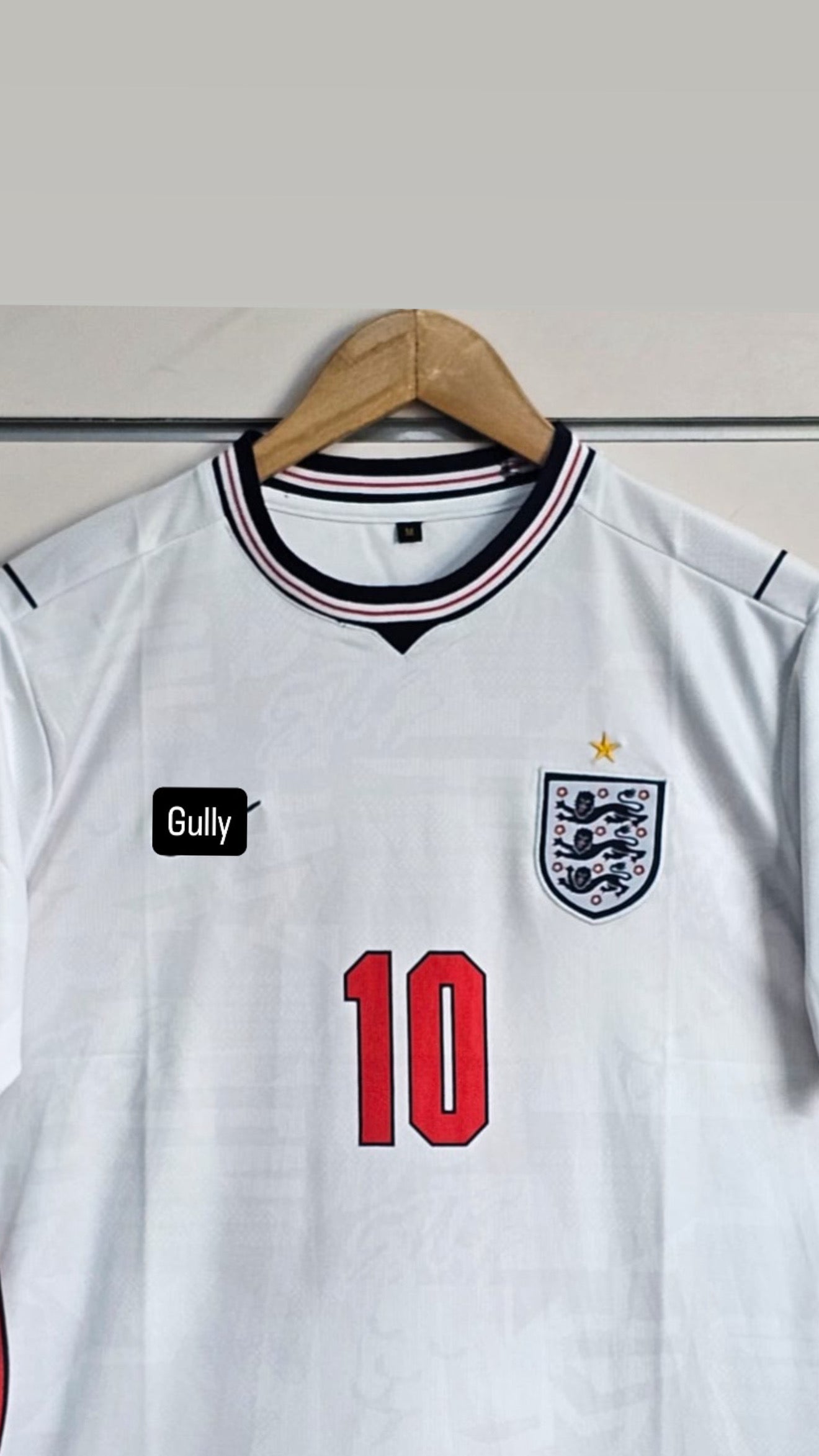 BELLINGHAM ENGLAND 2026 WORLD CUP HOME KIT EMBROIDERY