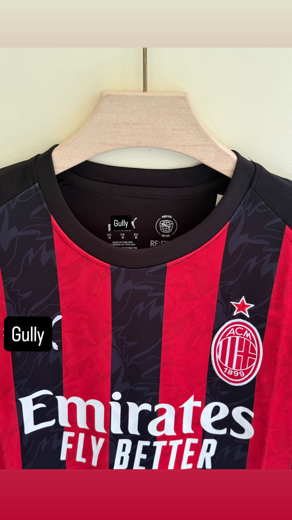 AC MILAN 25/26 HOME KIT MASTER QUALITY EMBROIDERY