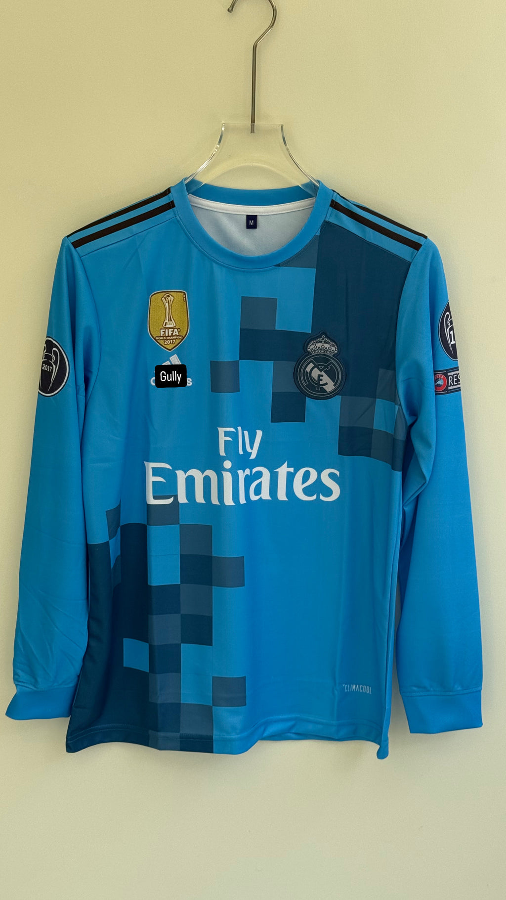 RONALDO REAL MADRID 2017 THIRD KIT FULL SLEEV EMBROIDERY