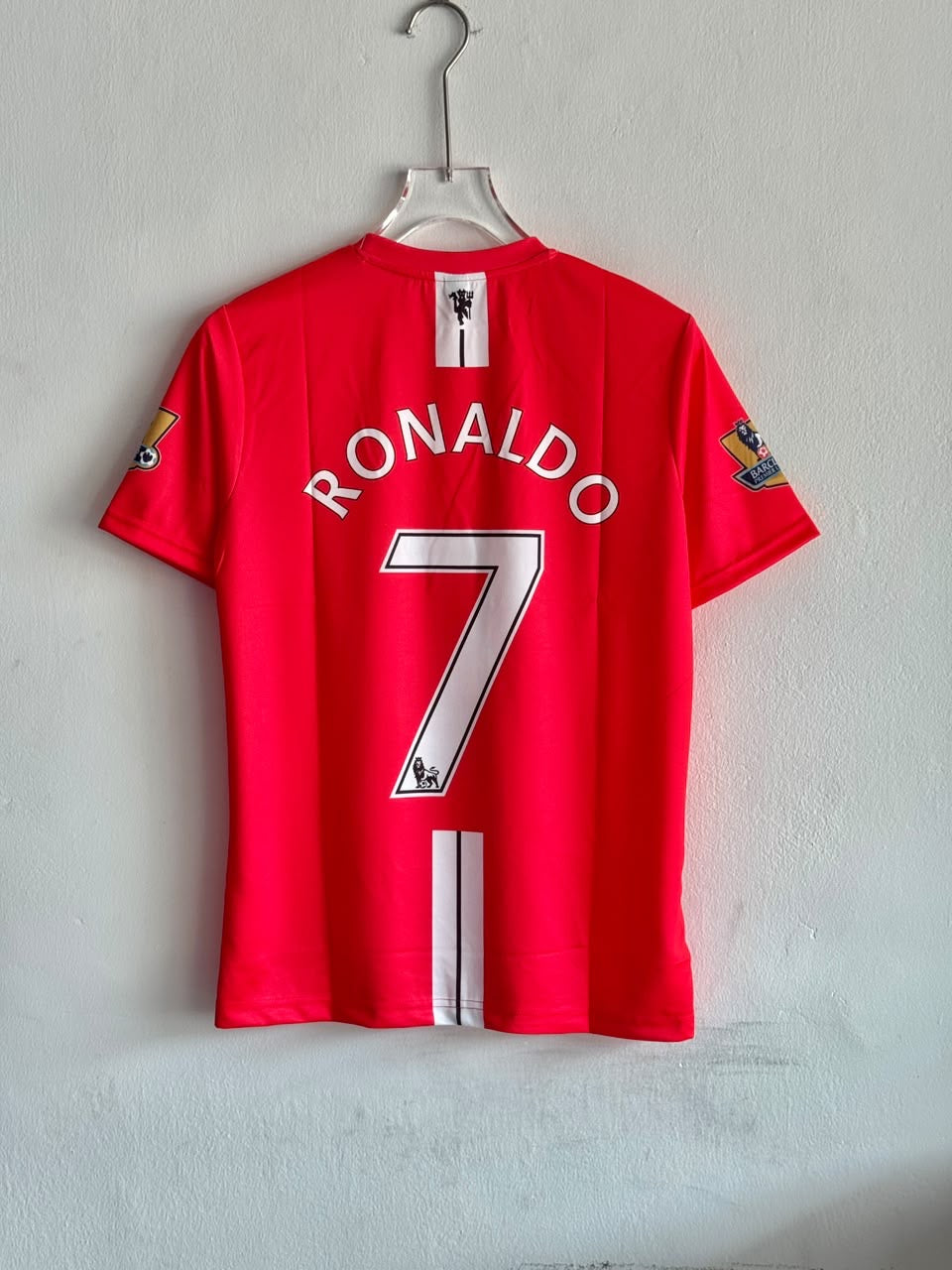 RONALDO UNITED 2008 HOME KIT EMBROIDERY