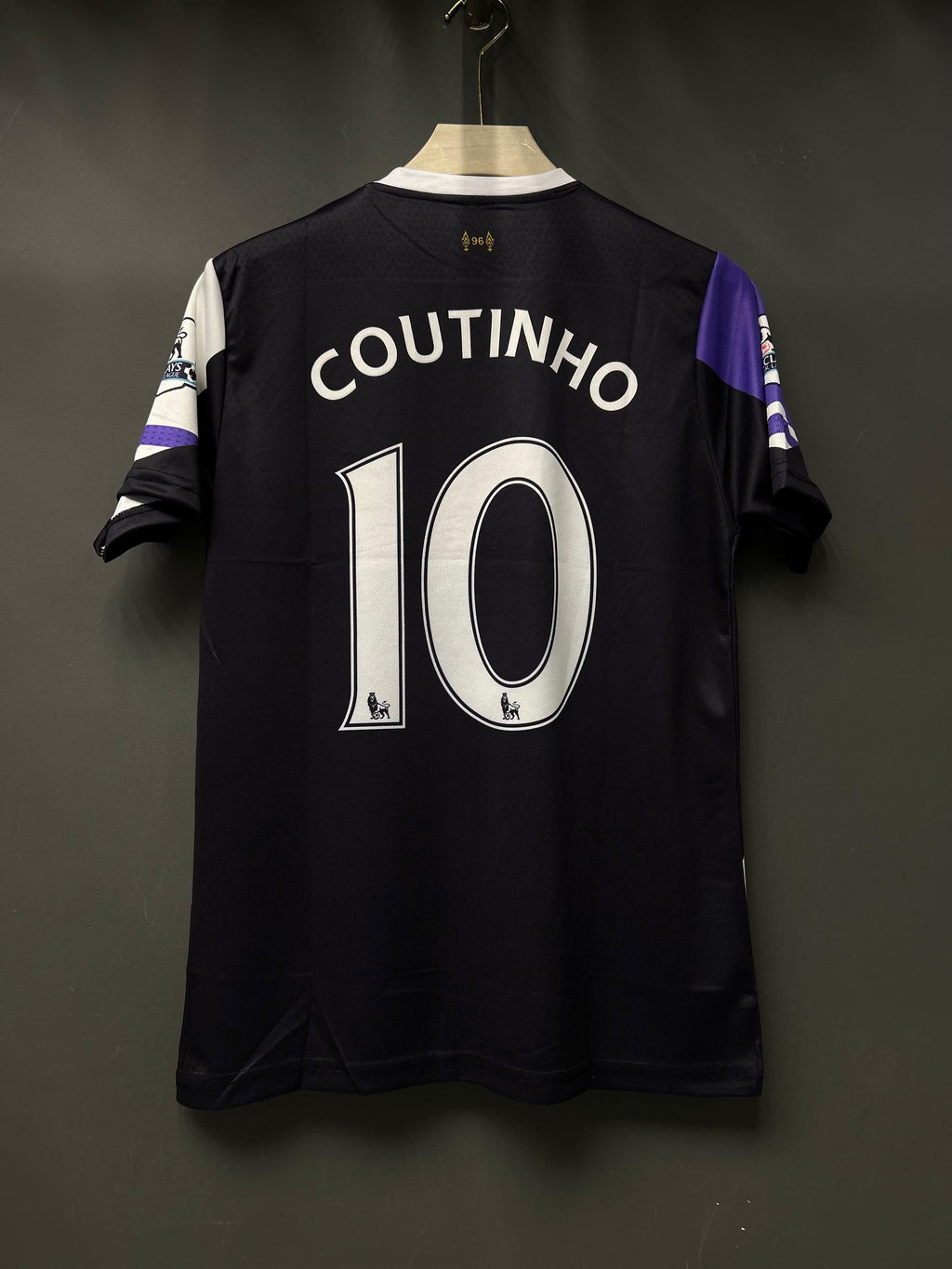 COUTINHO LIVERPOOL 2013/14 THIRD KIT EMBROIDERY