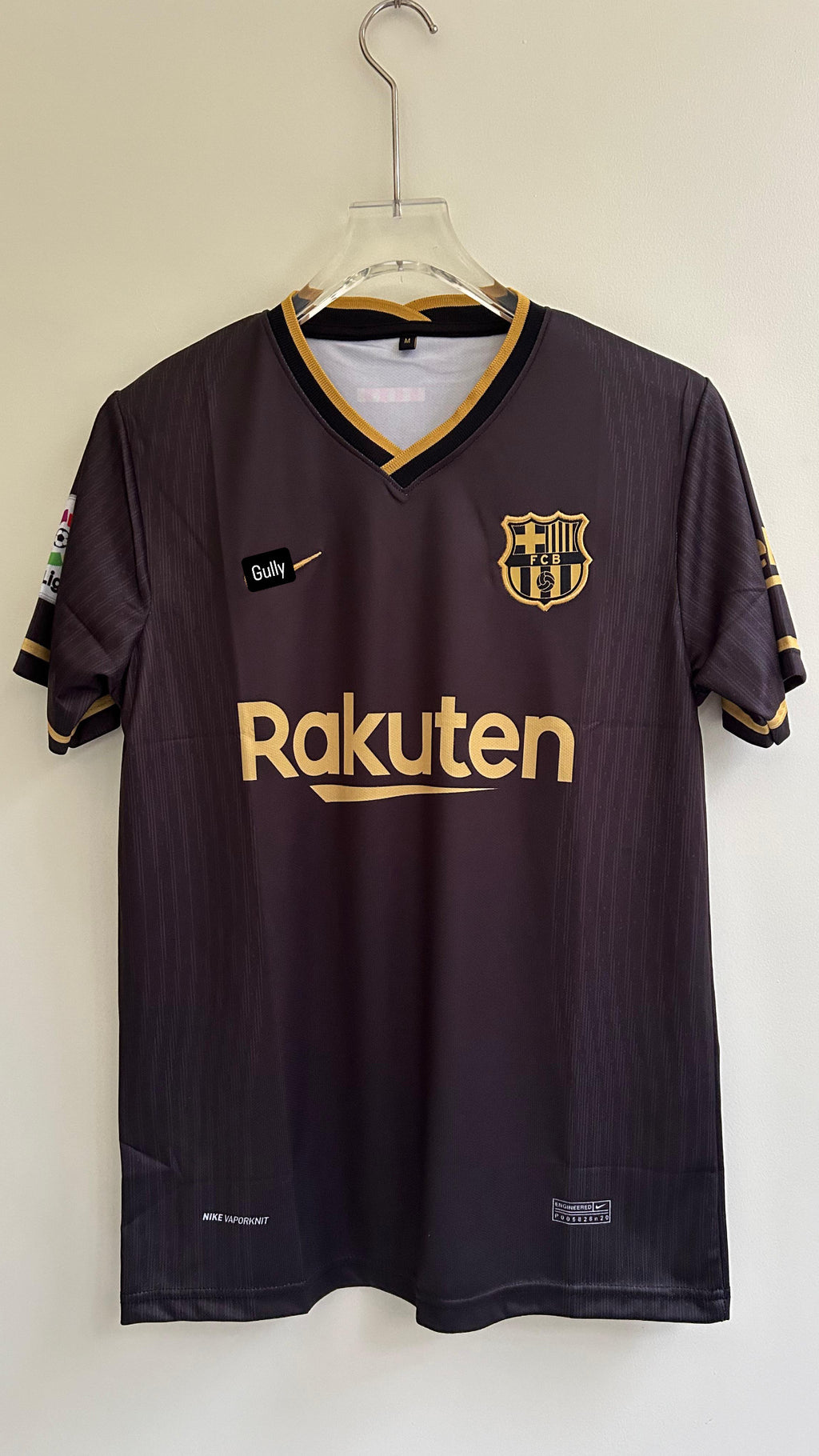 MESSI BARCELONA 2020/21 AWAY KIT EMBROIDERY
