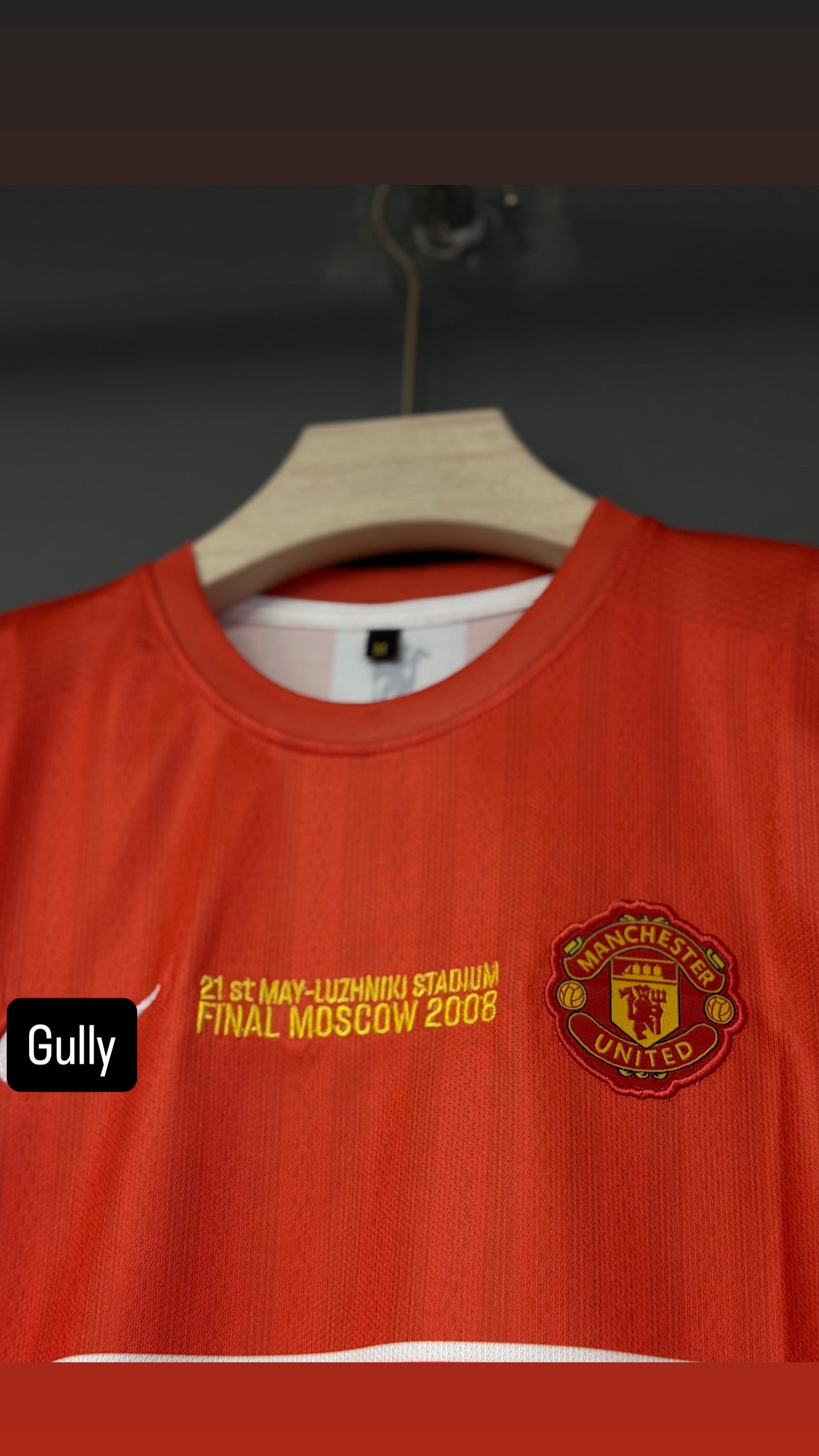 RONALDO UNITED 2008 HOME KIT FULL SLEEV EMBROIDERY