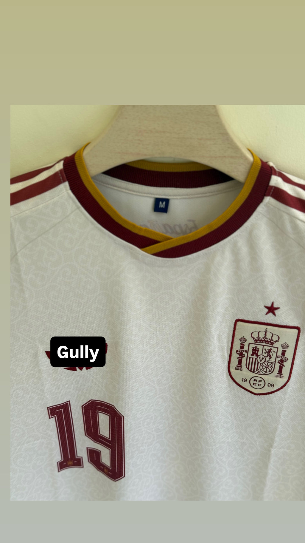 YAMAL SPAIN WORLD CUP 2026 AWAY KIT EMBROIDERY