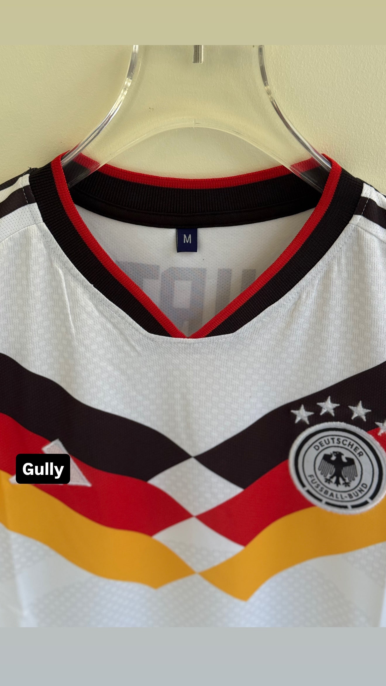 WIRTZ GERMANY WORLD CUP HOME KIT EMBROIDERY
