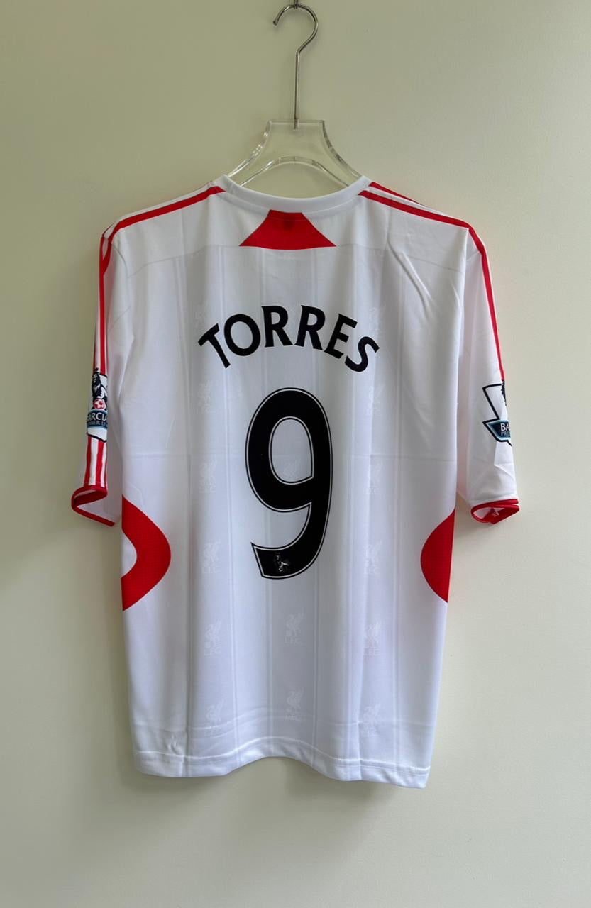 TORRES LIVERPOOL AWAY KIT FIVE SLEEV EMBROIDERY