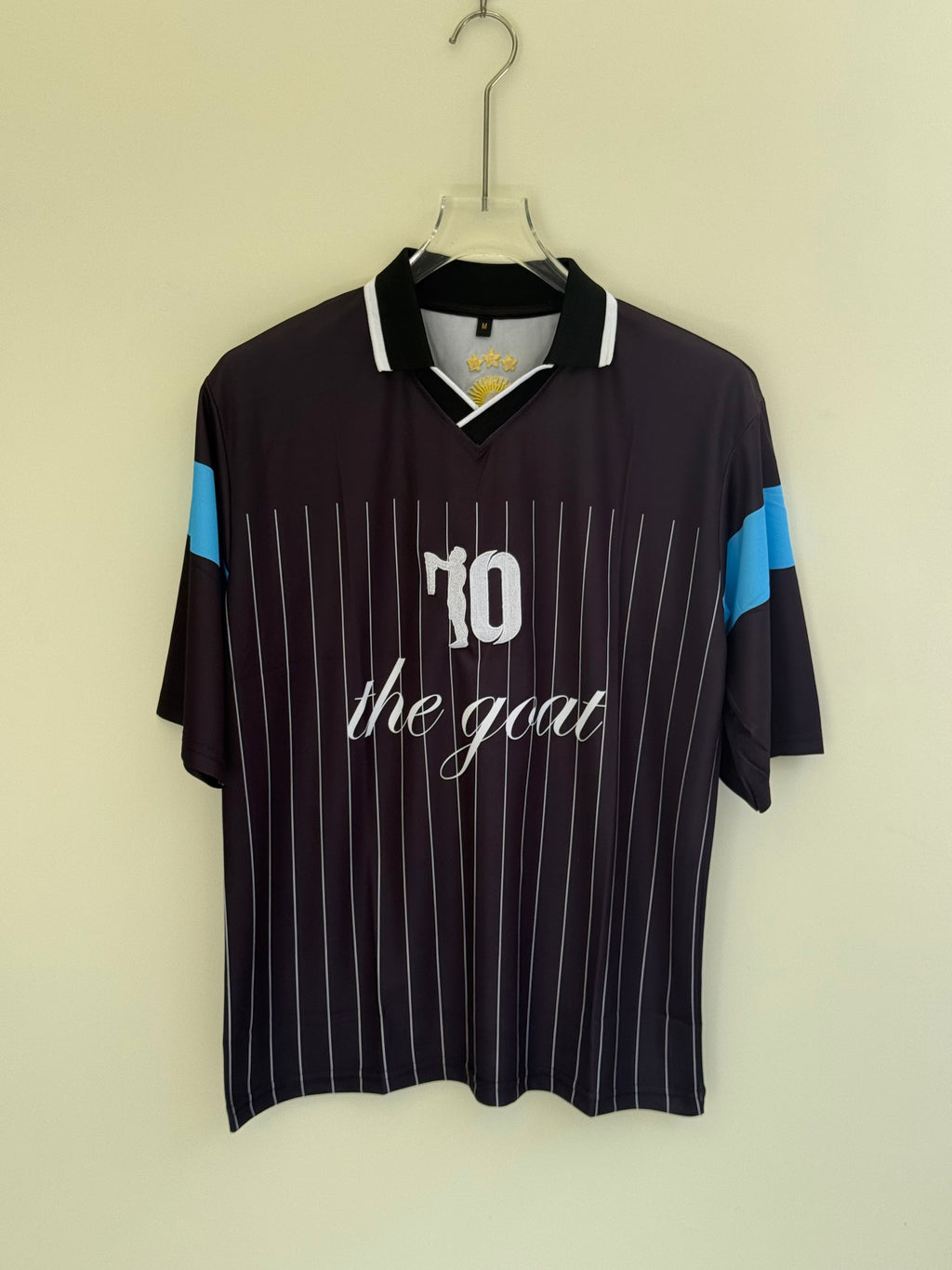 MESSI ARGENTINA LA ALBICELESTE POLO FIVE SLEEV EMBROIDERY