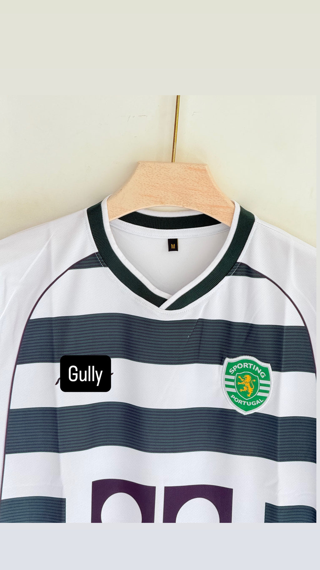 RONALDO SPORTING HOME KIT EMBROIDERY