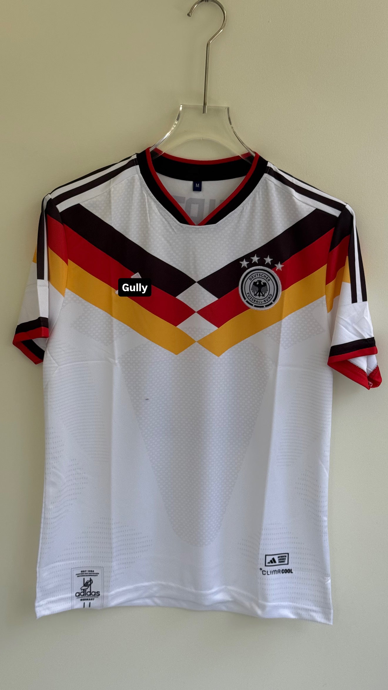 WIRTZ GERMANY WORLD CUP HOME KIT EMBROIDERY
