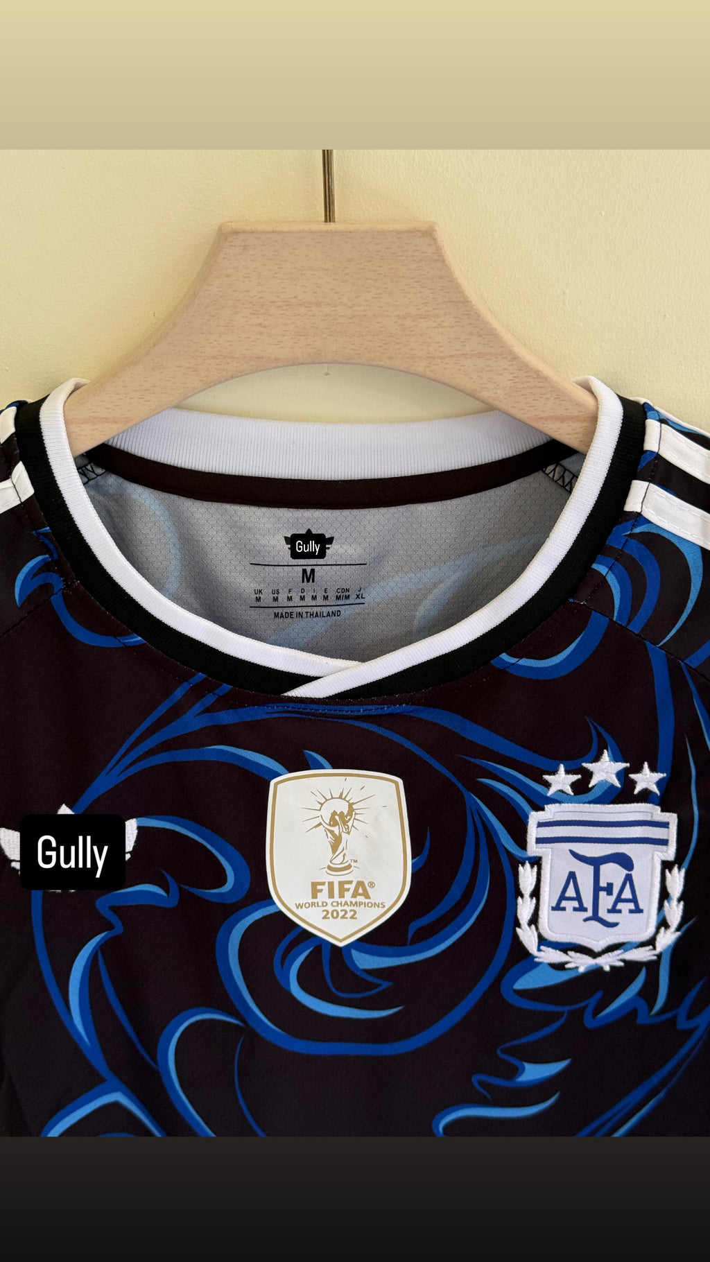 ARGENTINA AWAY WORLD CUP KIT MASTER QUALITY EMBROIDERY