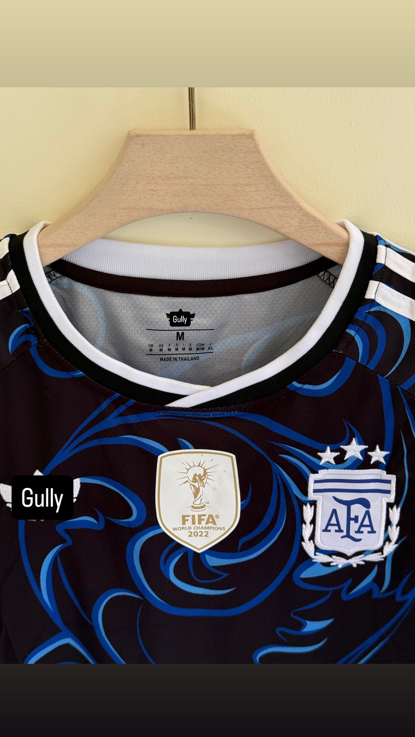 ARGENTINA AWAY WORLD CUP KIT MASTER QUALITY EMBROIDERY