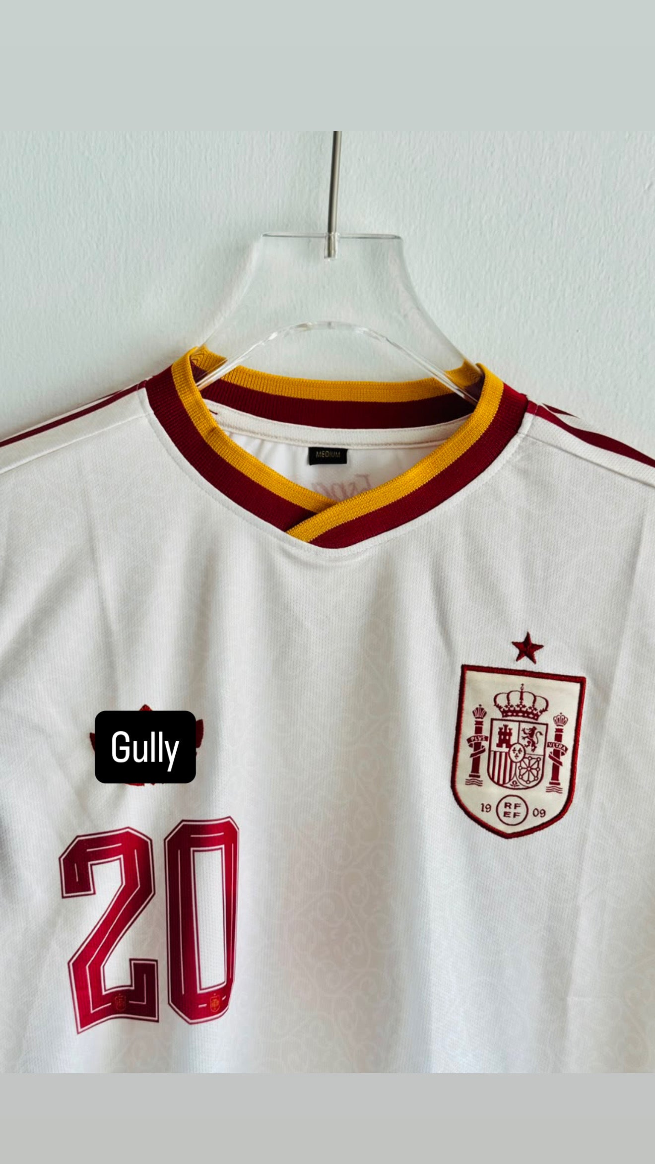 PEDRI SPAIN 2026 WORLD CUP AWAY FULL SLEEV EMBROIDERY