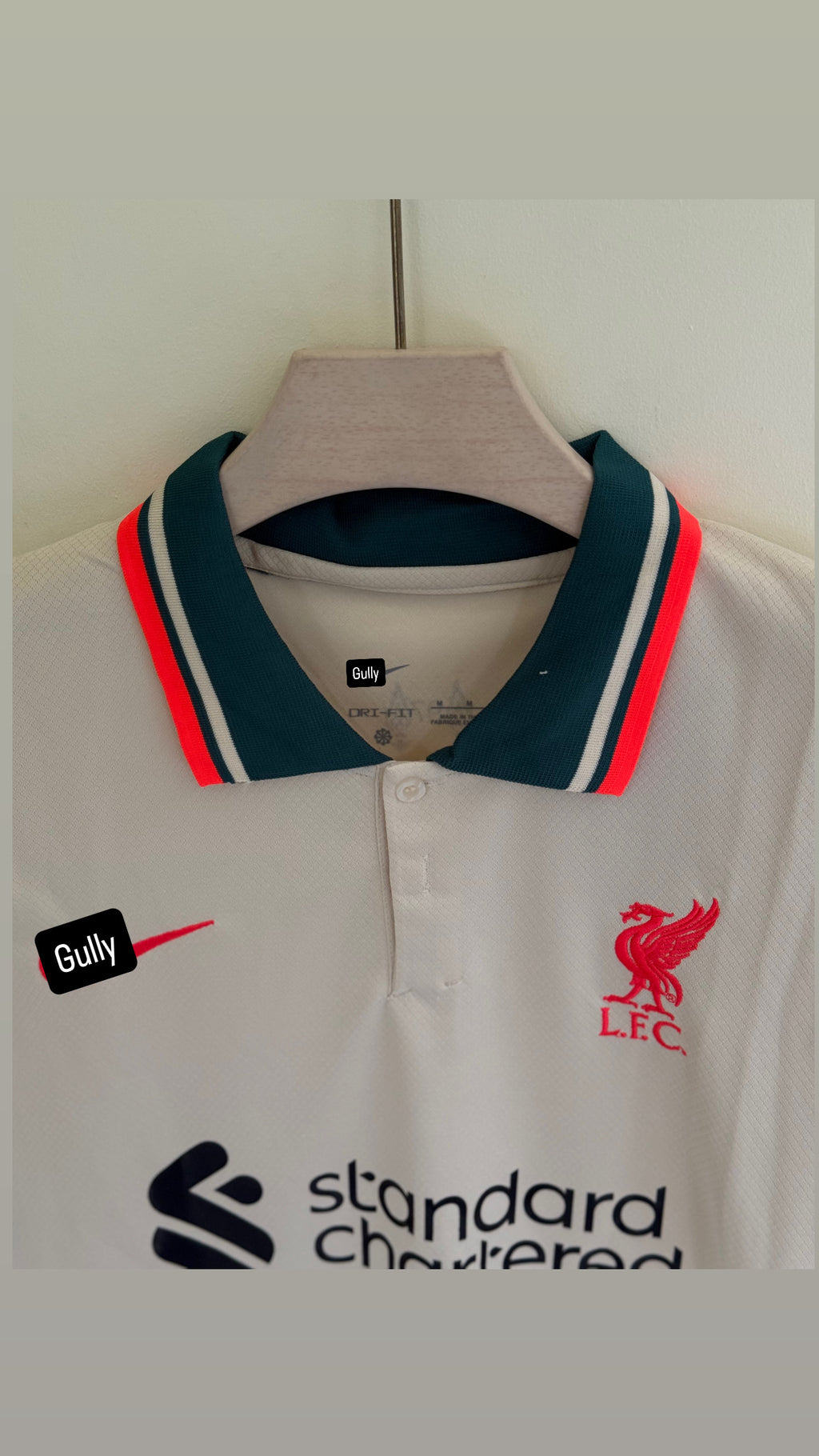 LIVERPOOL 21/22 AWAY KIT MASTER QUALITY EMBROIDERY