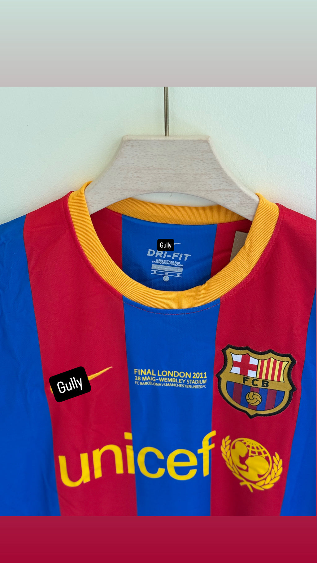 BARCELONA 2011 HOME KIT MASTER QUALITY EMBROIDERY