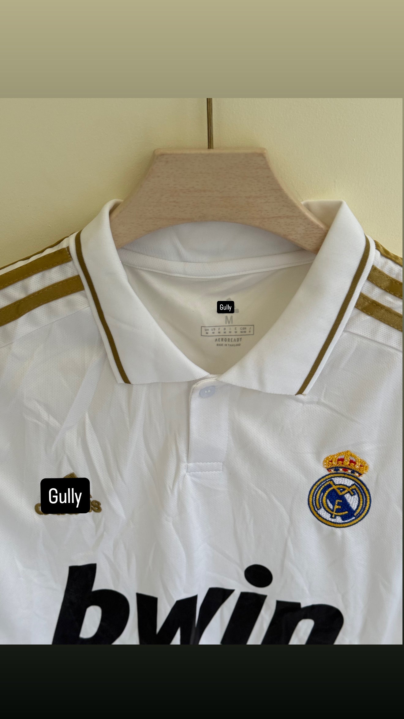 REAL MADRID 2012 HOME KIT MASTER QUALITY EMBROIDERY