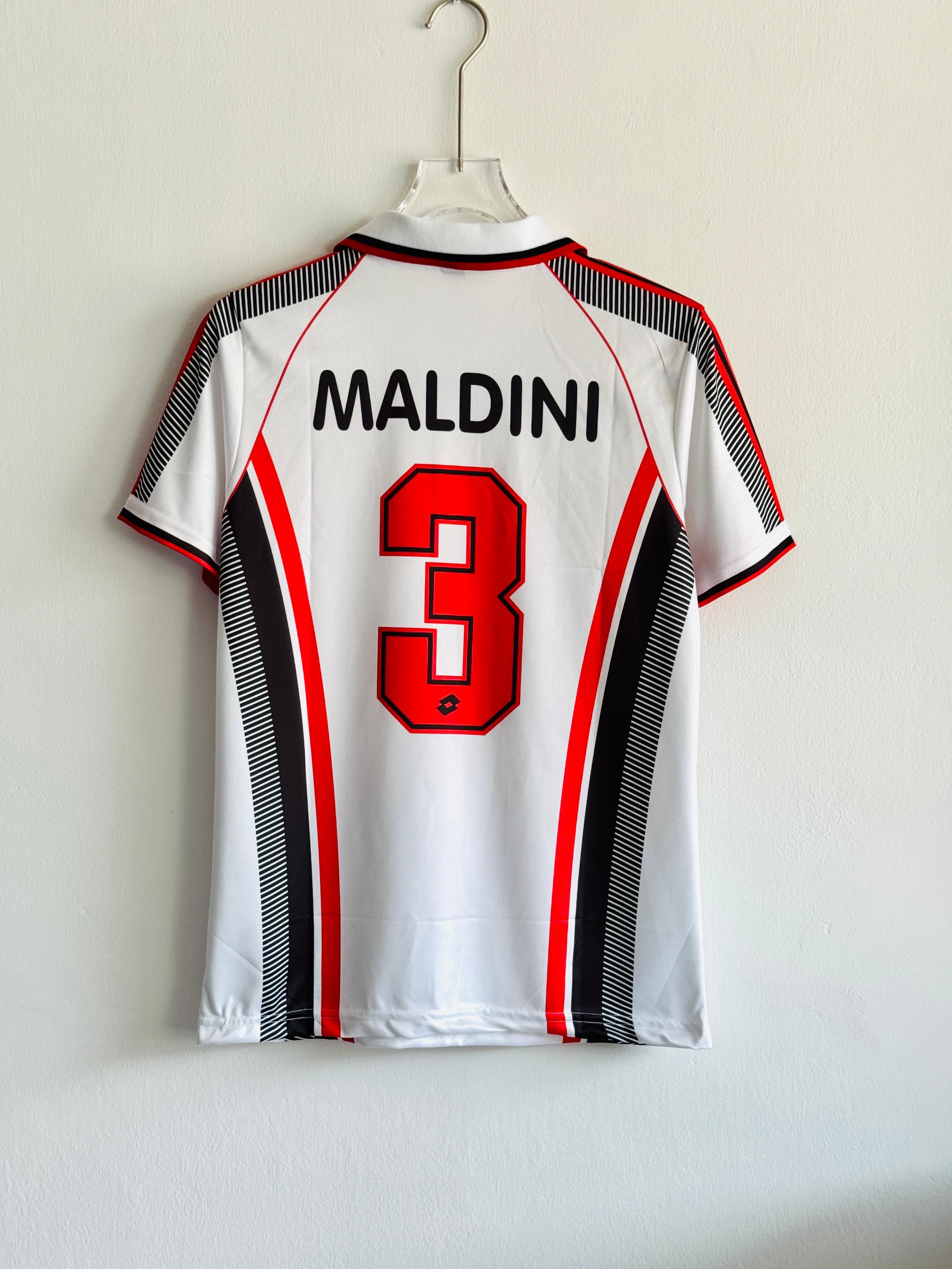 MALDINI AC MILAN AWAY KIT POLO EMBROIDERY