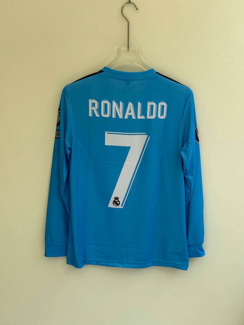 RONALDO REAL MADRID 2017 THIRD KIT FULL SLEEV EMBROIDERY