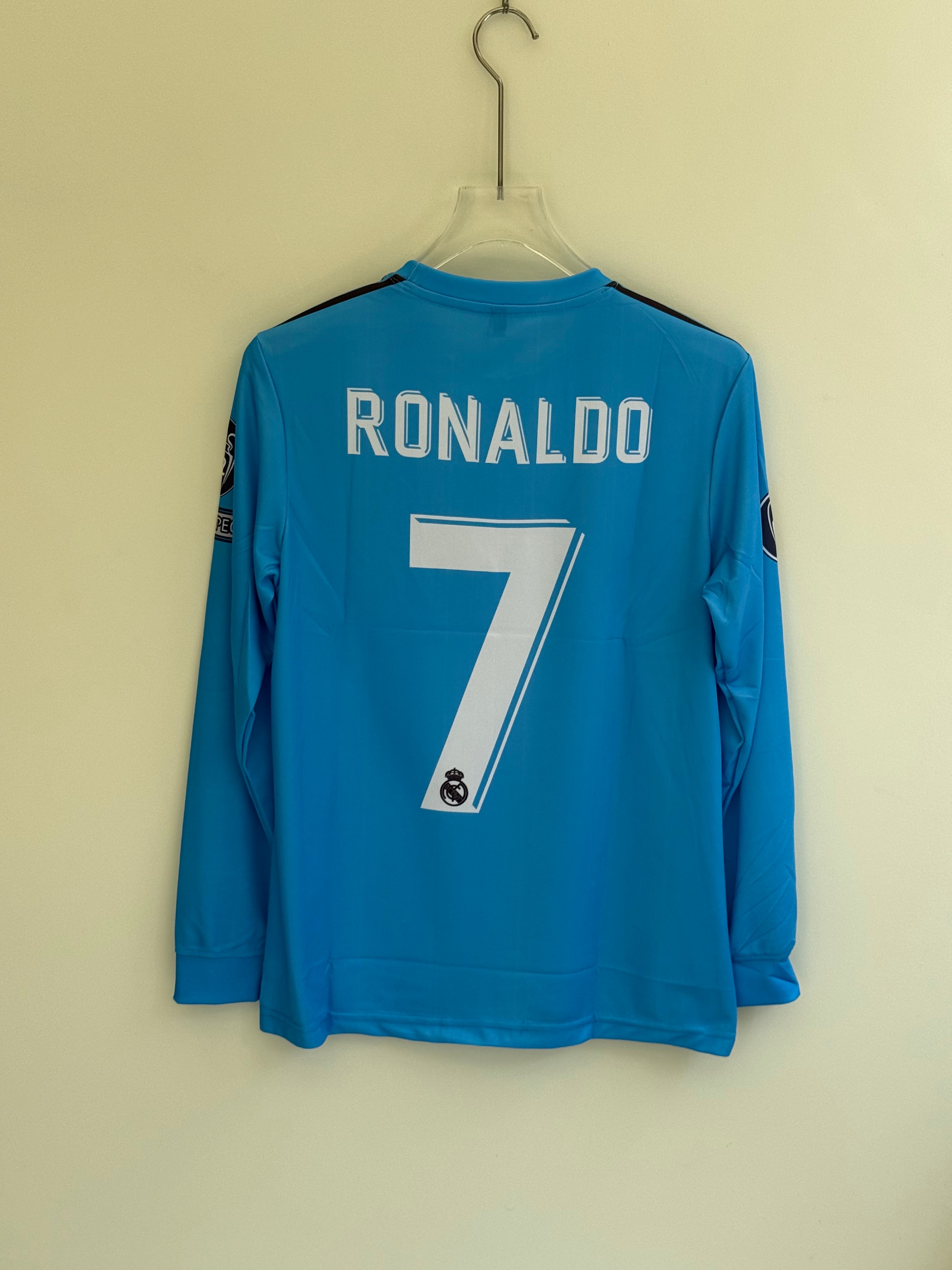 RONALDO REAL MADRID 2017 THIRD KIT FULL SLEEV EMBROIDERY