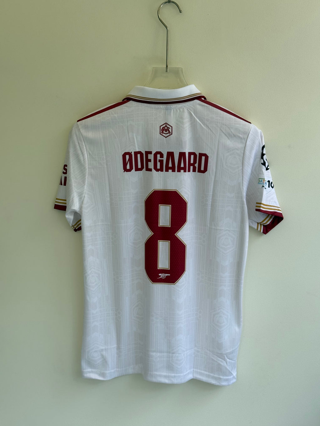 ODEGARD ARSENAL 25/26 AWAY KIT POLO EMBROIDERY