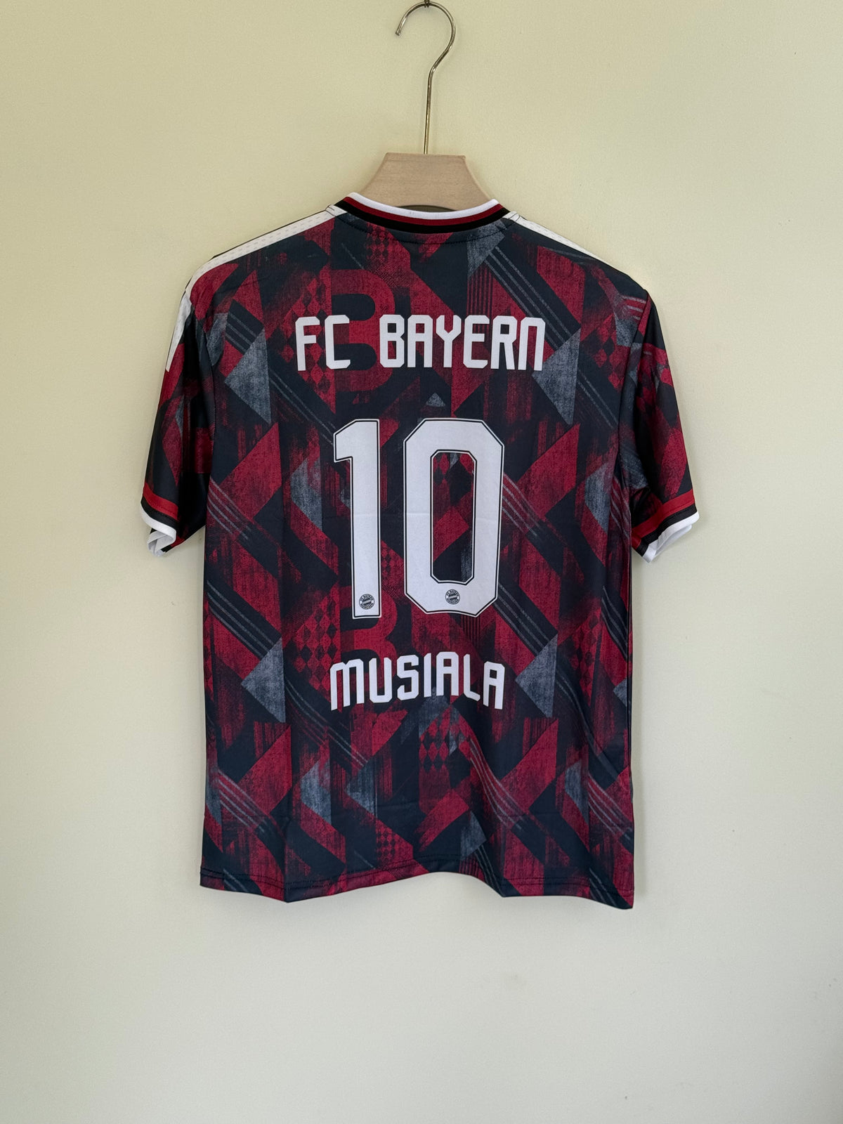 MUSIALA BAYERN  26/27 AWAY KIT EMBROIDERY
