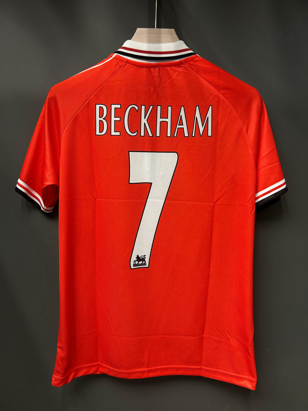 BECKHAM UNITED HOME KIT 1998 POLO EMBROIDERY