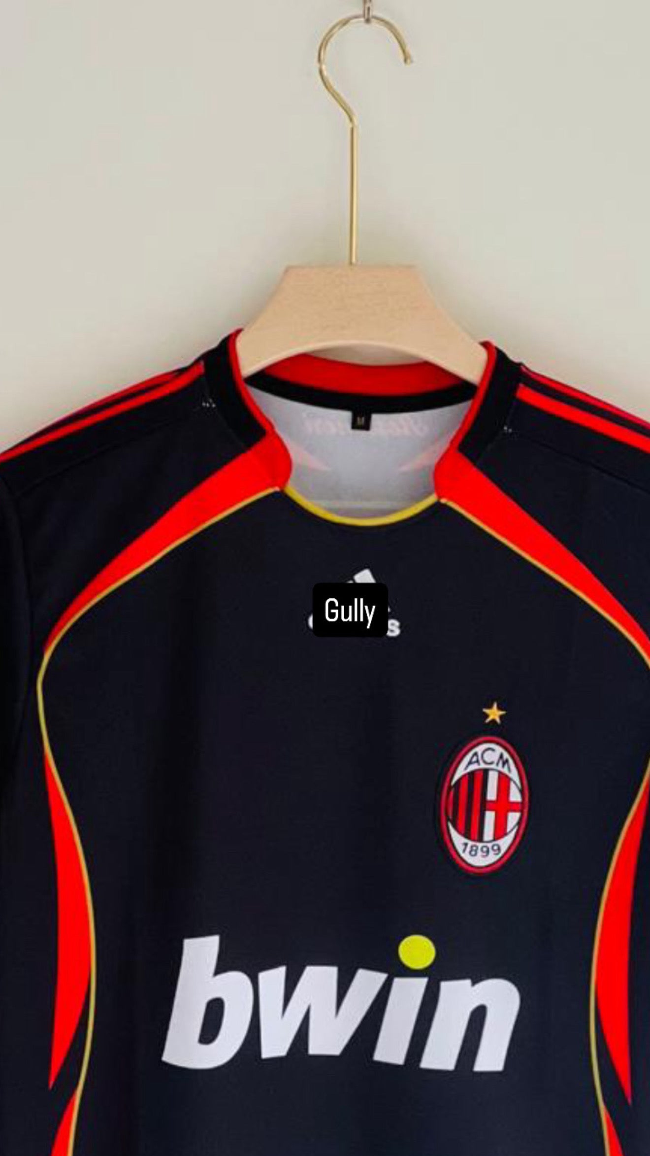 KAKA AC MILAN 2007/08 THIRD KIT EMBROIDERY