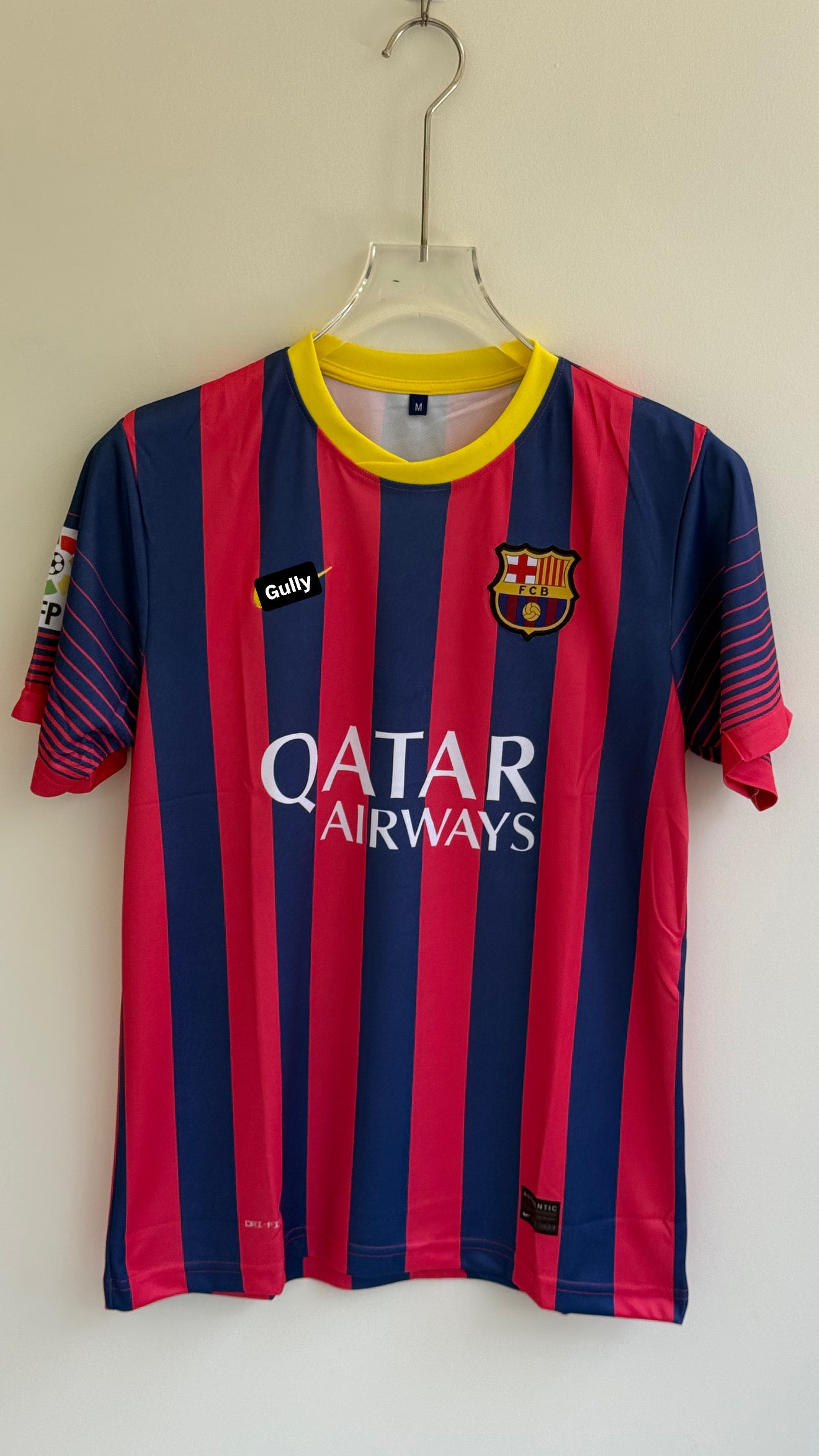 MESSI BARCELONA 2013/14 HOME KIT EMBROIDERY