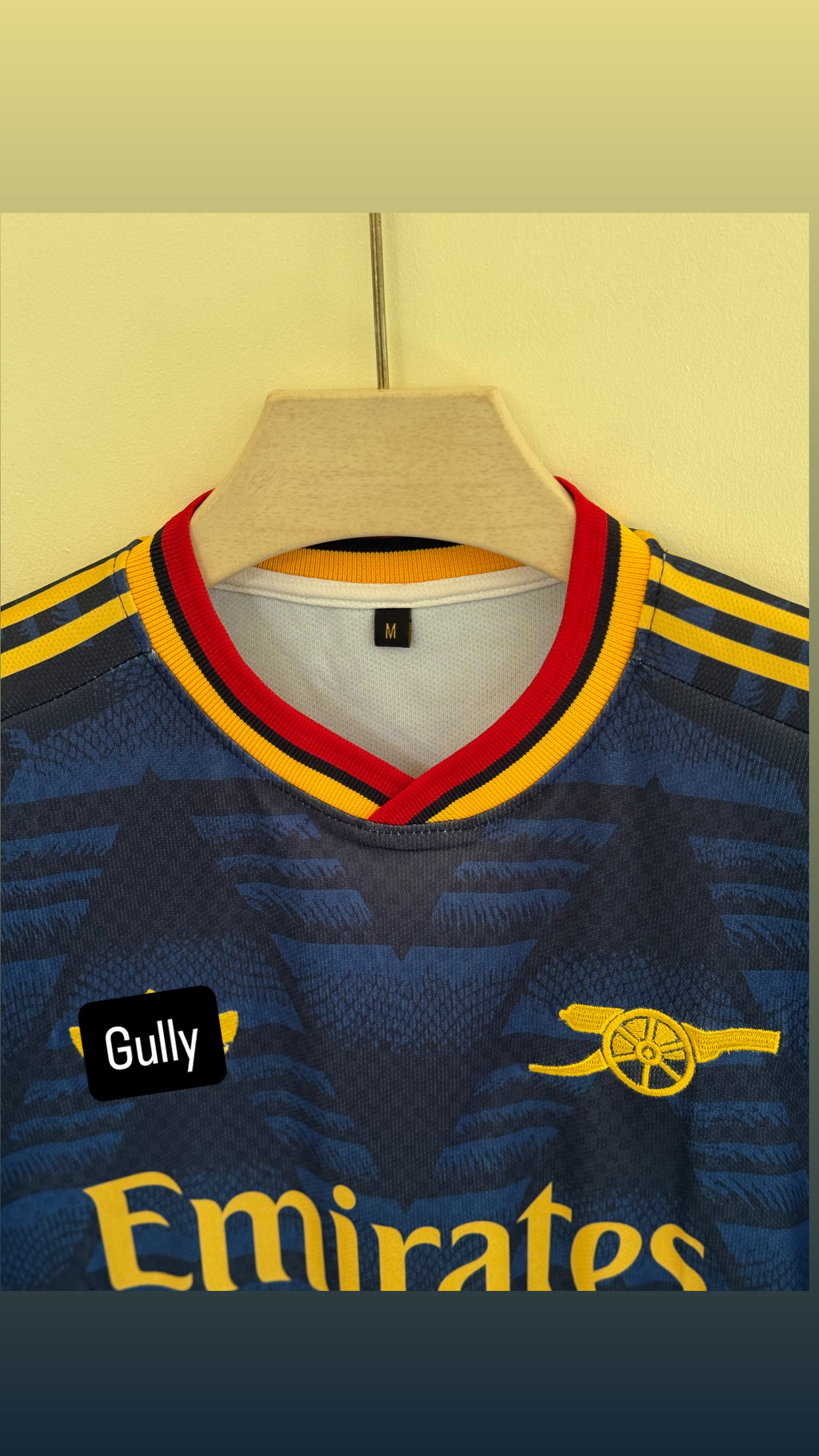 RICE ARSENAL 26/27 AWAY KIT FULL SLEEV EMBROIDERY