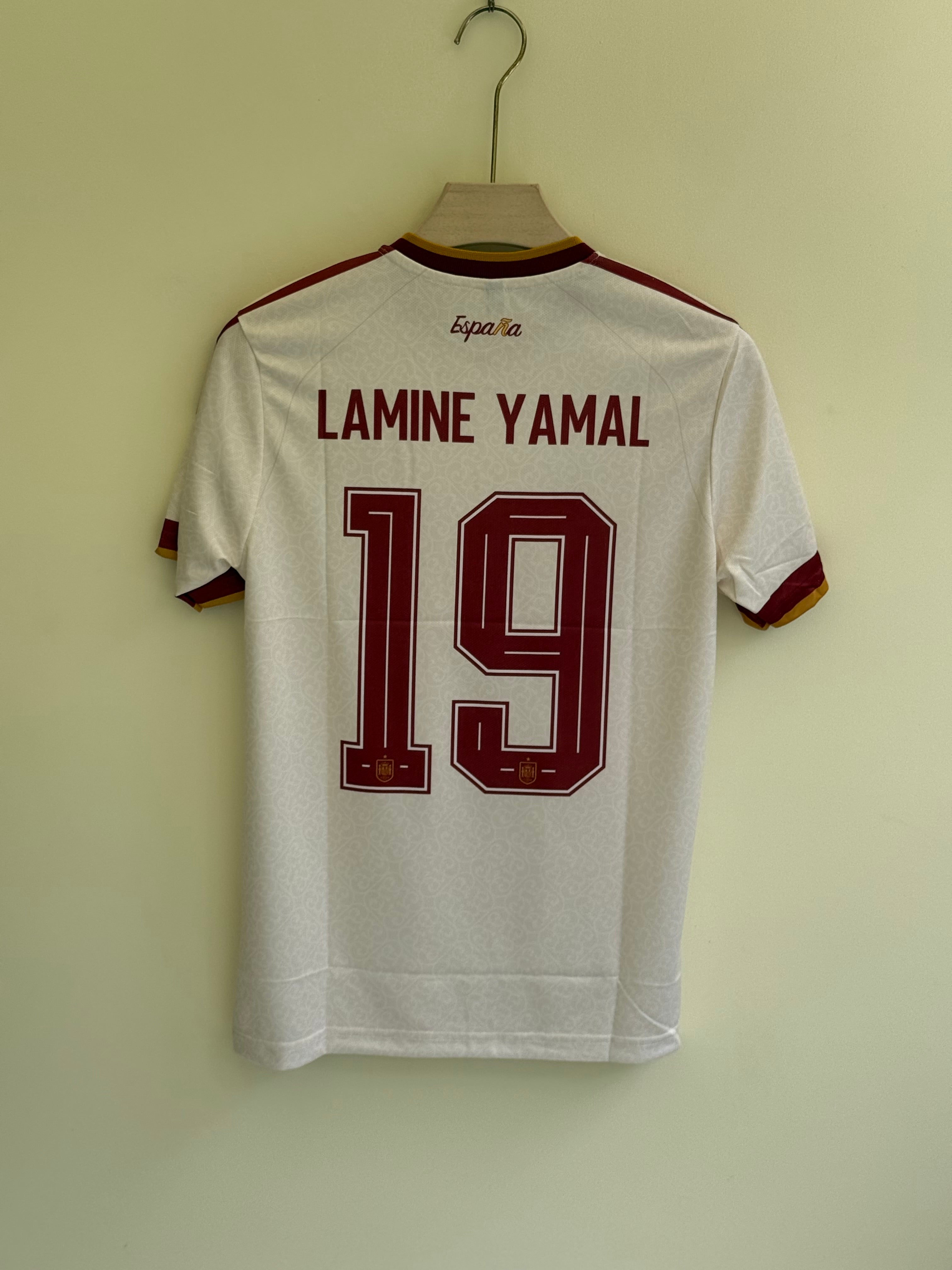 YAMAL SPAIN WORLD CUP 2026 AWAY KIT EMBROIDERY
