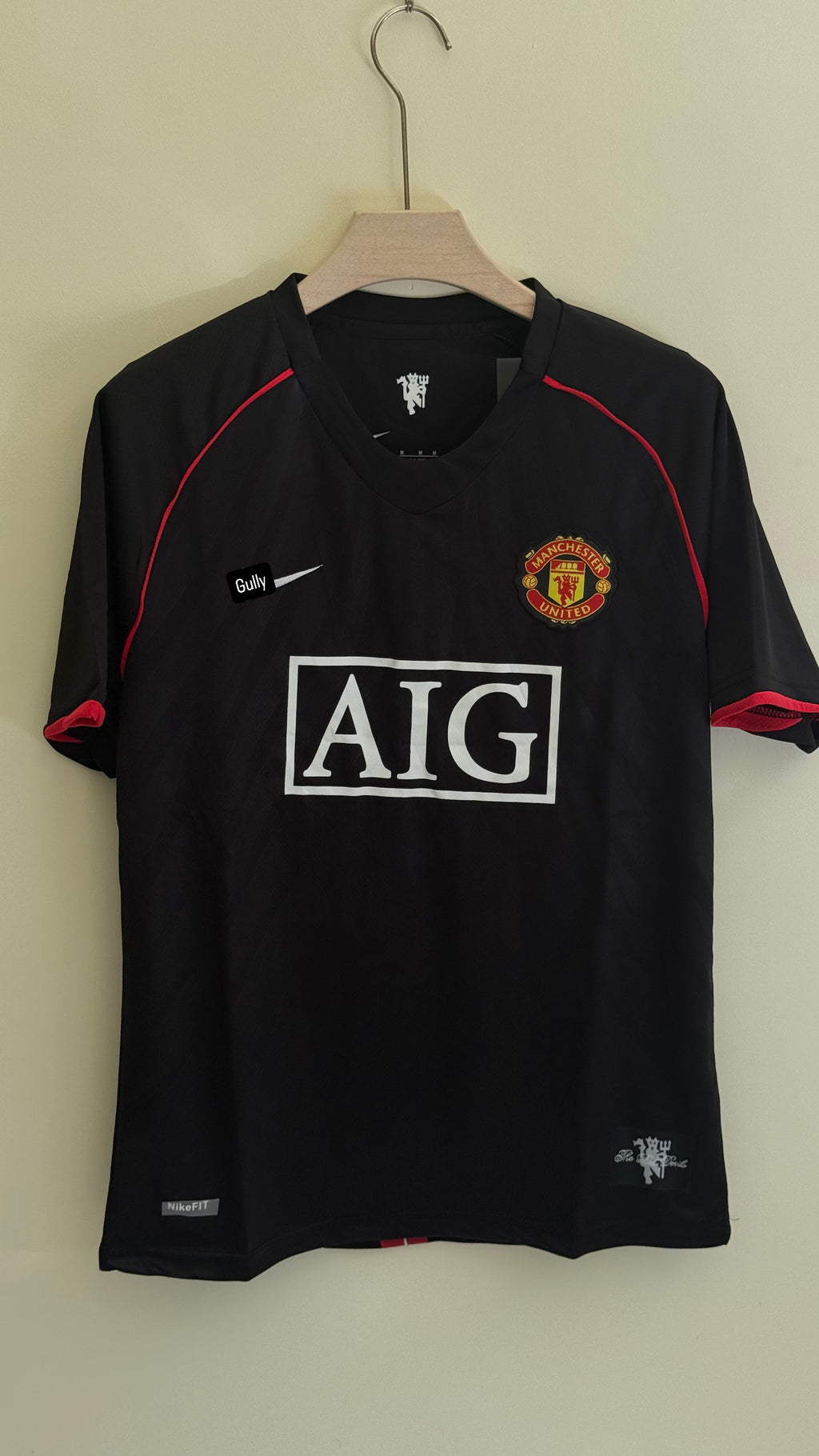 MANCHESTER UNITED 2008 AWAY KIT MASTER QUALITY EMBROIDERY